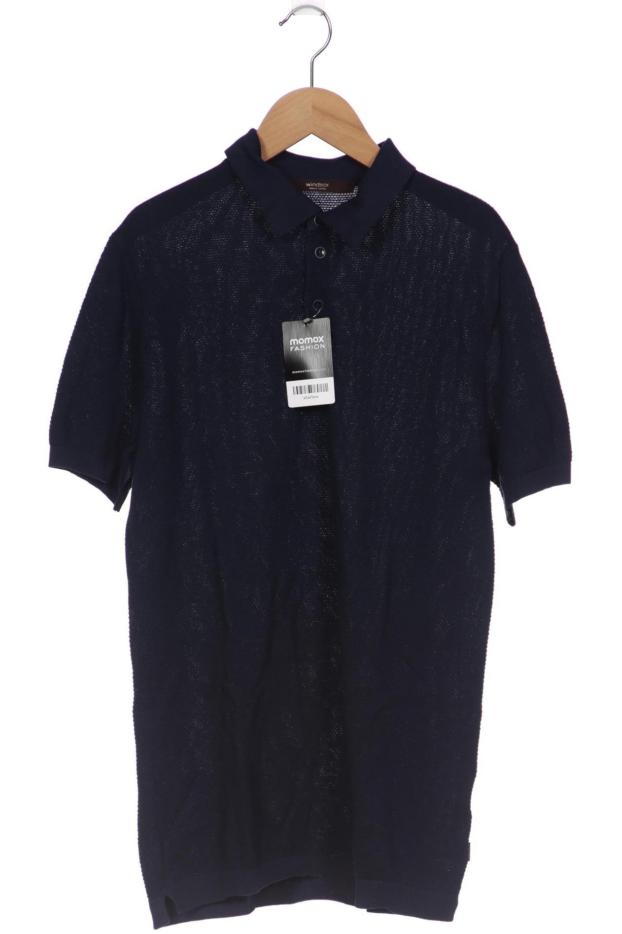 

windsor. Herren Poloshirt, marineblau, Gr. 50