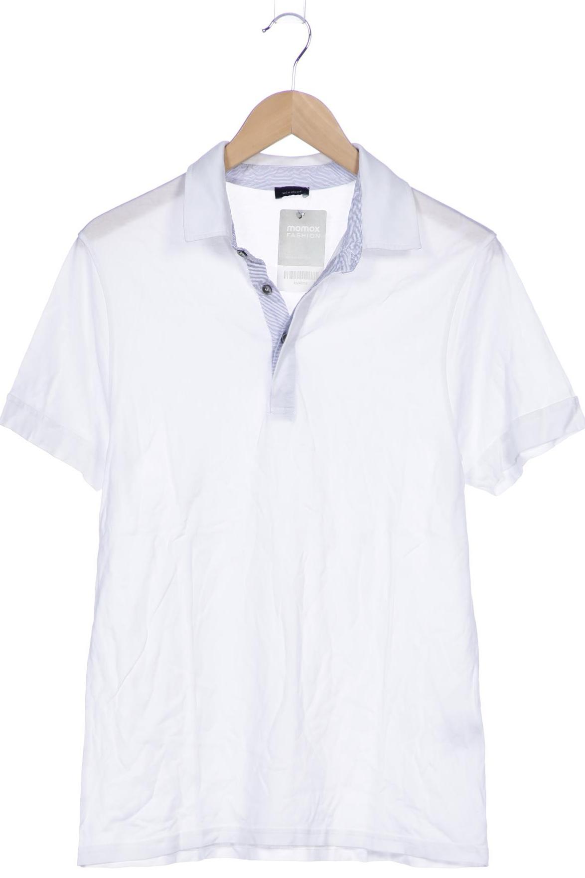 

windsor. Herren Poloshirt, weiß, Gr. 52