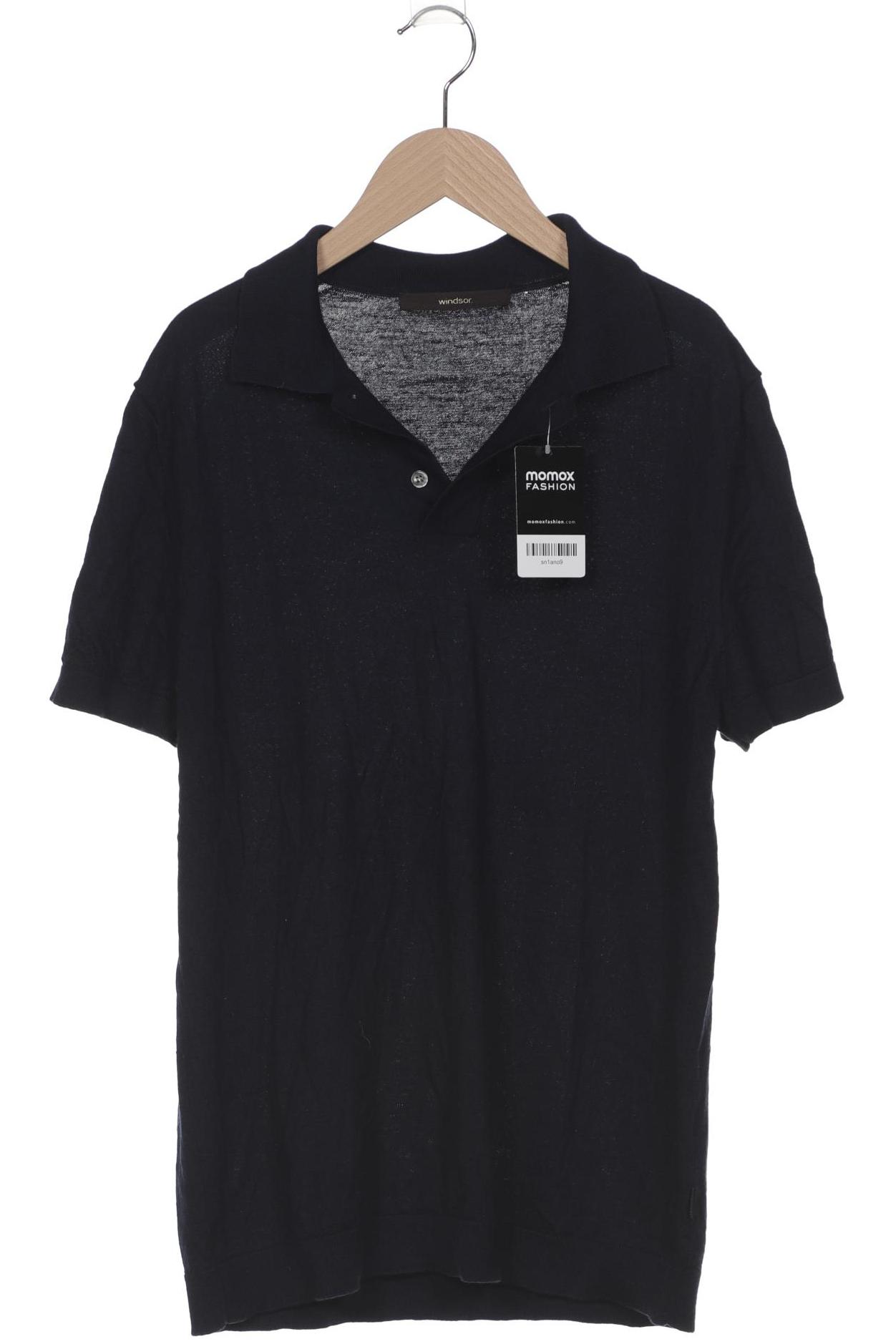 

windsor. Herren Poloshirt, marineblau, Gr. 54