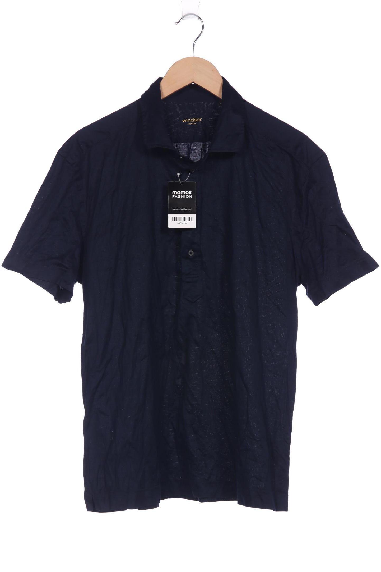 

windsor. Herren Poloshirt, marineblau, Gr. 56