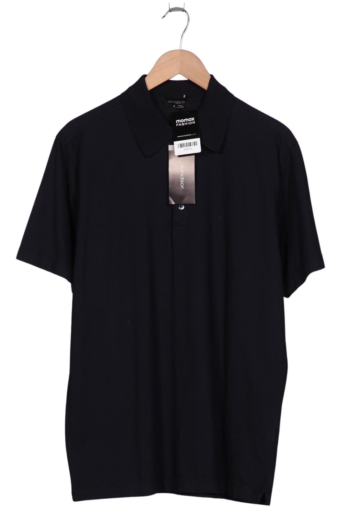 

windsor. Herren Poloshirt, marineblau, Gr. 50