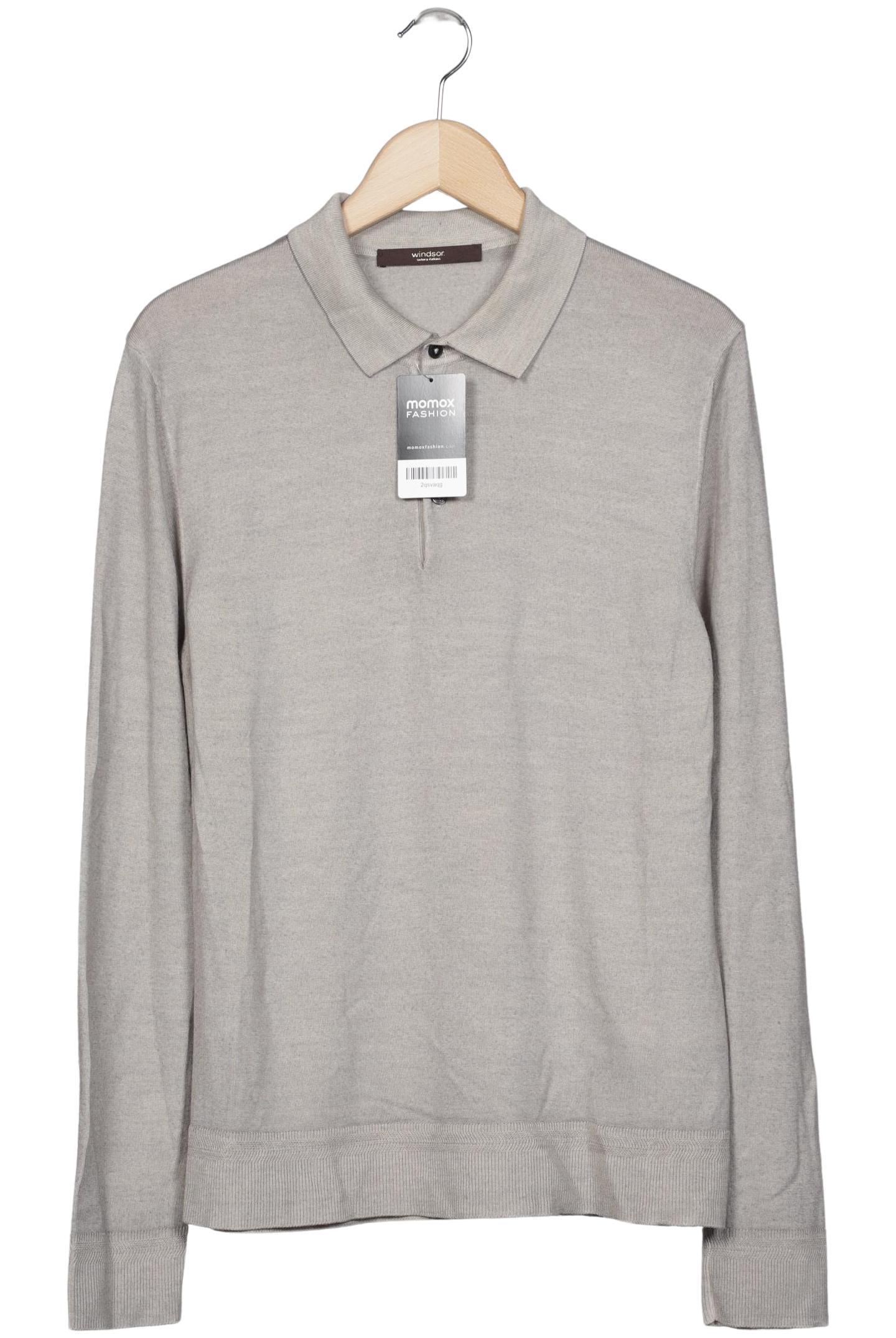 

windsor. Herren Pullover, grau, Gr. 50