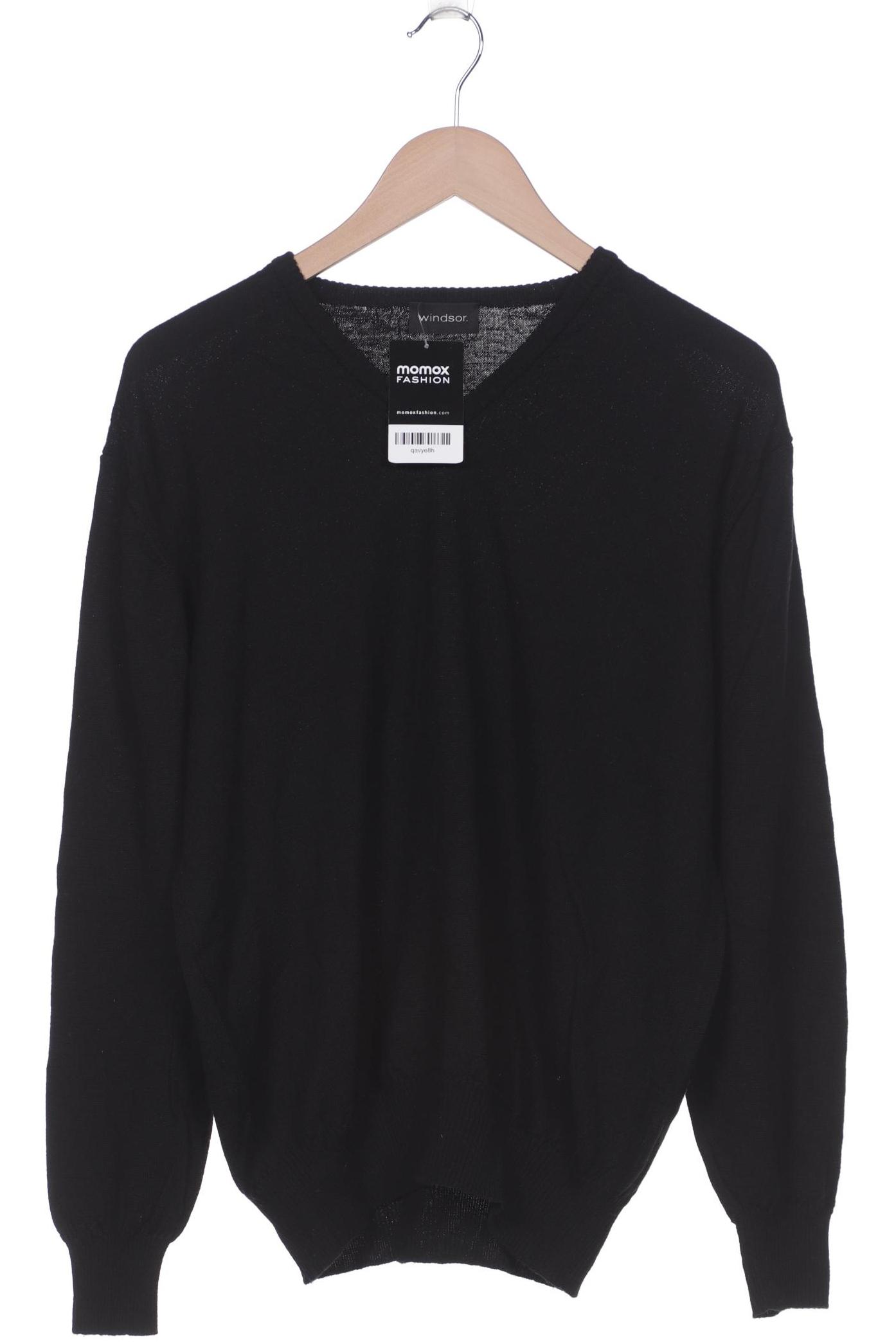 

windsor. Herren Pullover, schwarz, Gr. 50