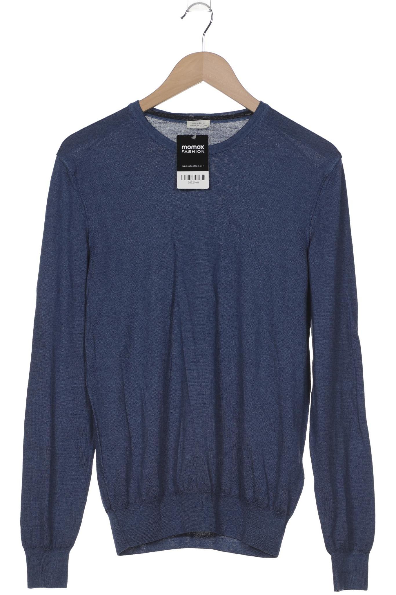 

windsor. Herren Pullover, blau, Gr. 50