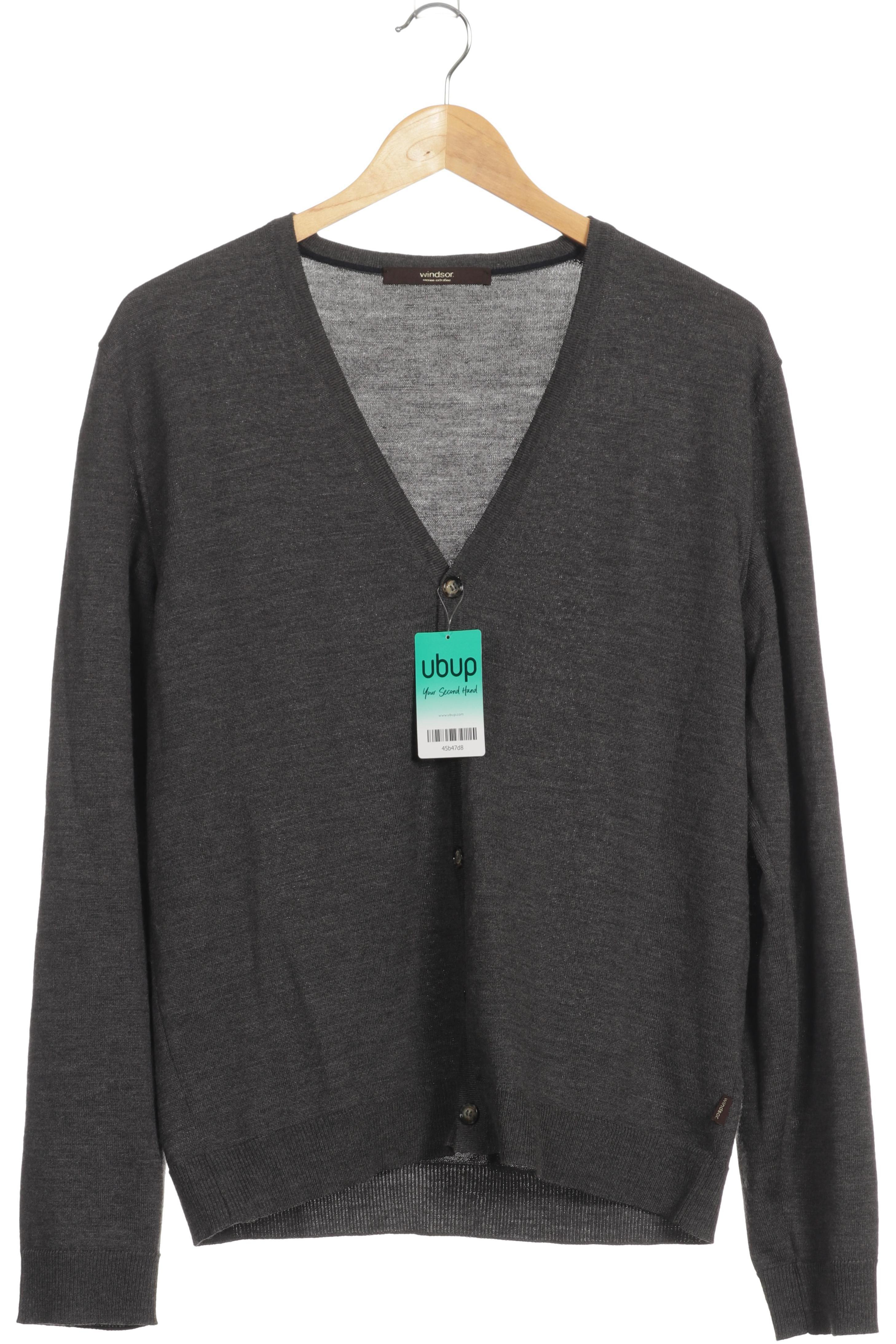 

windsor. Herren Strickjacke, grau, Gr. 52