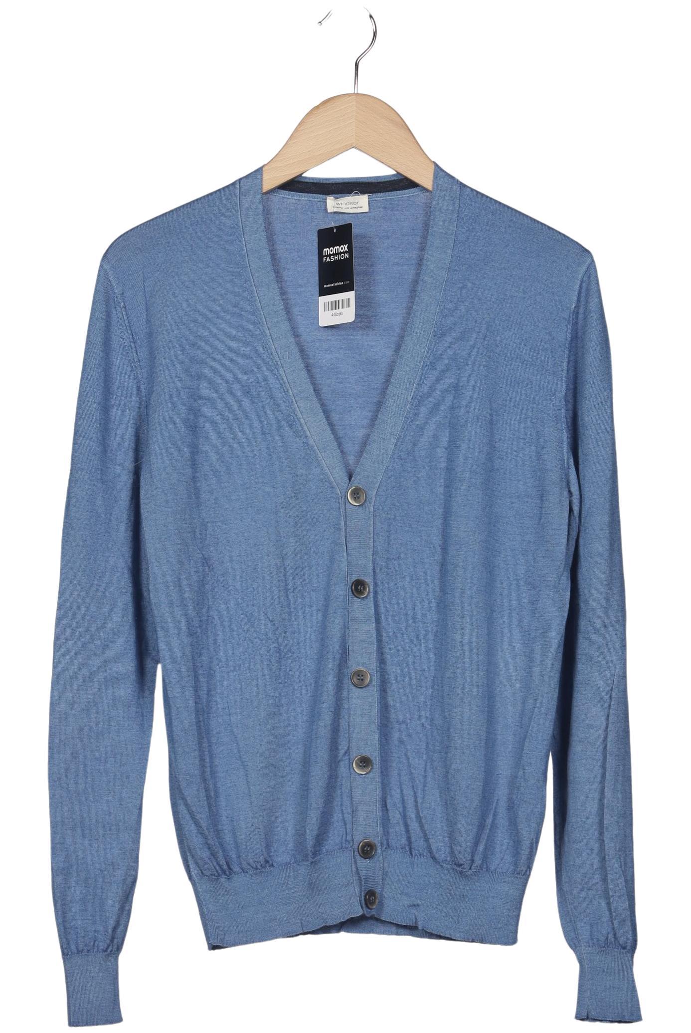 

windsor. Herren Strickjacke, blau, Gr. 50