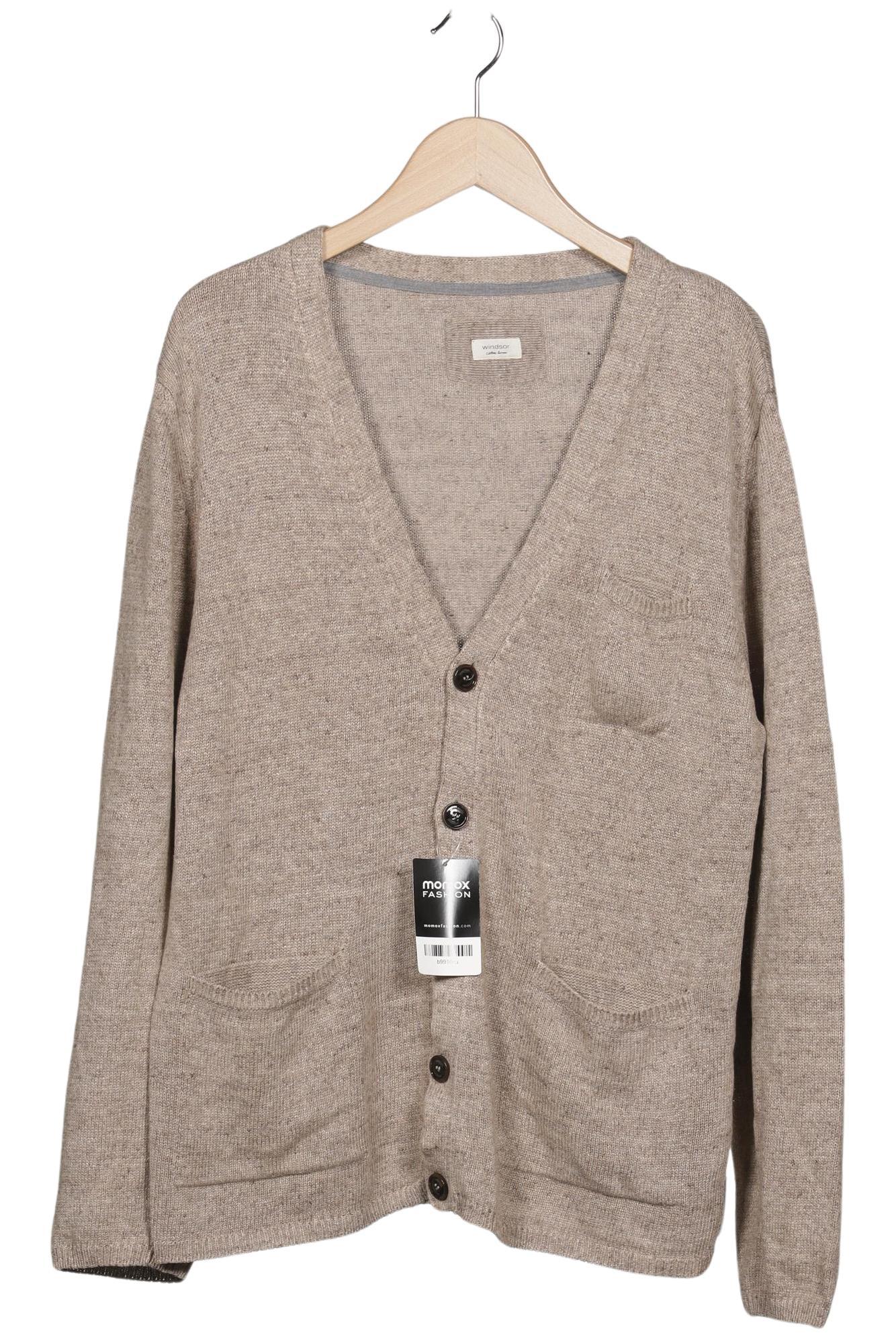 

windsor. Herren Strickjacke, beige, Gr. 56