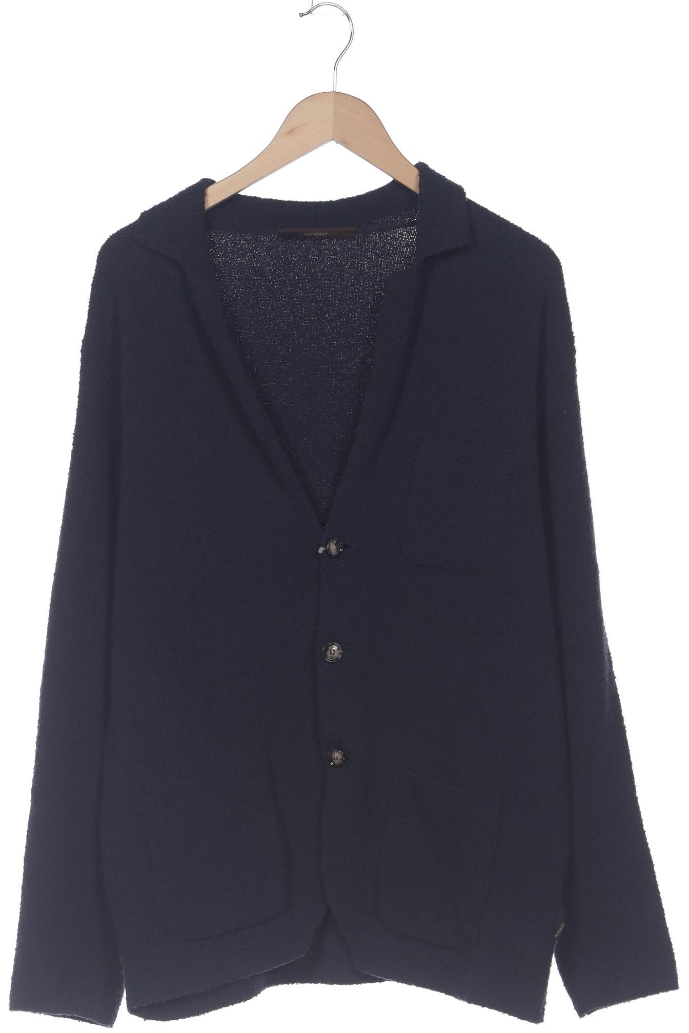 

windsor. Herren Strickjacke, marineblau, Gr. 52