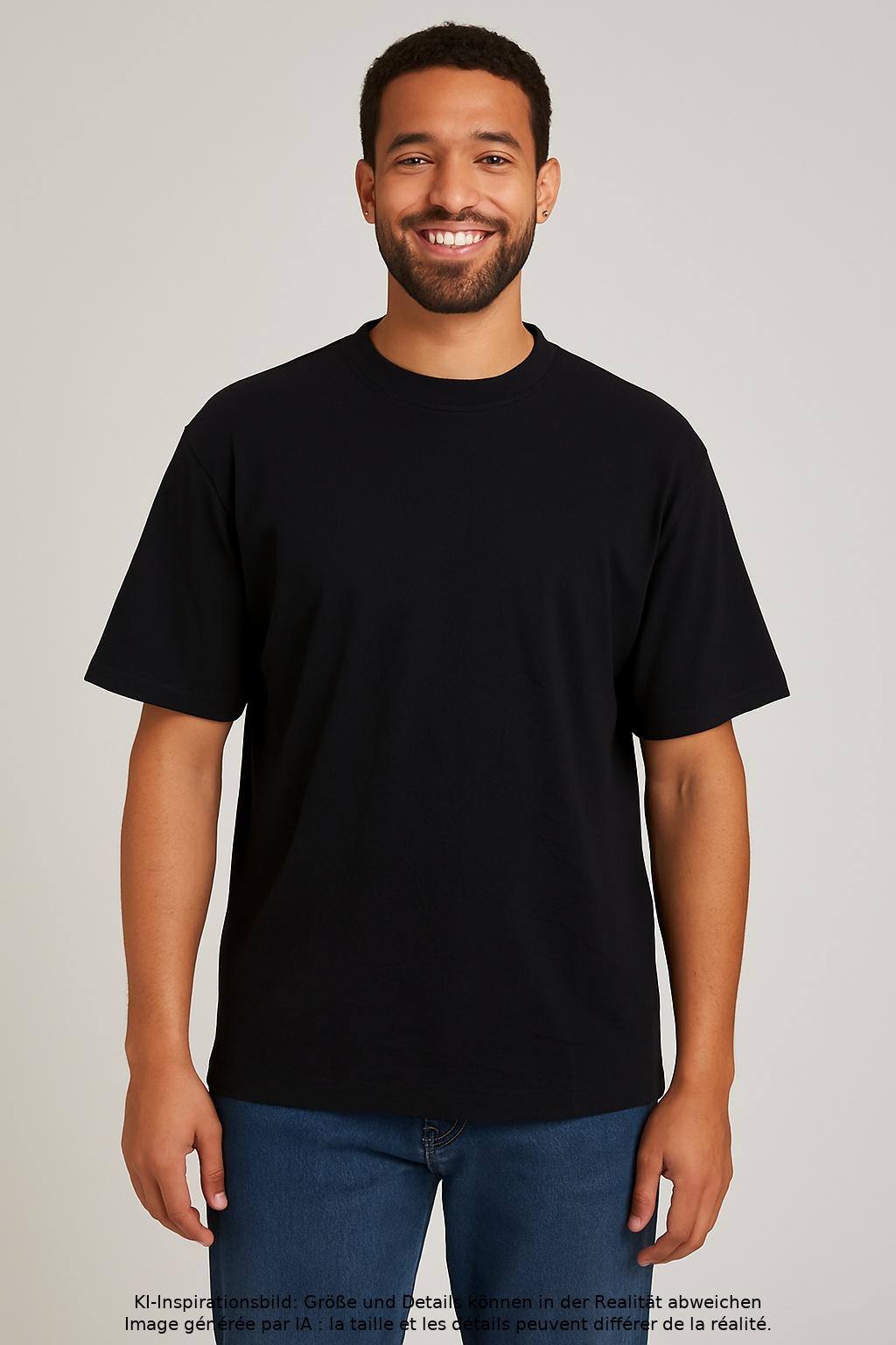 

windsor. Herren T-Shirt, schwarz, Gr. 54