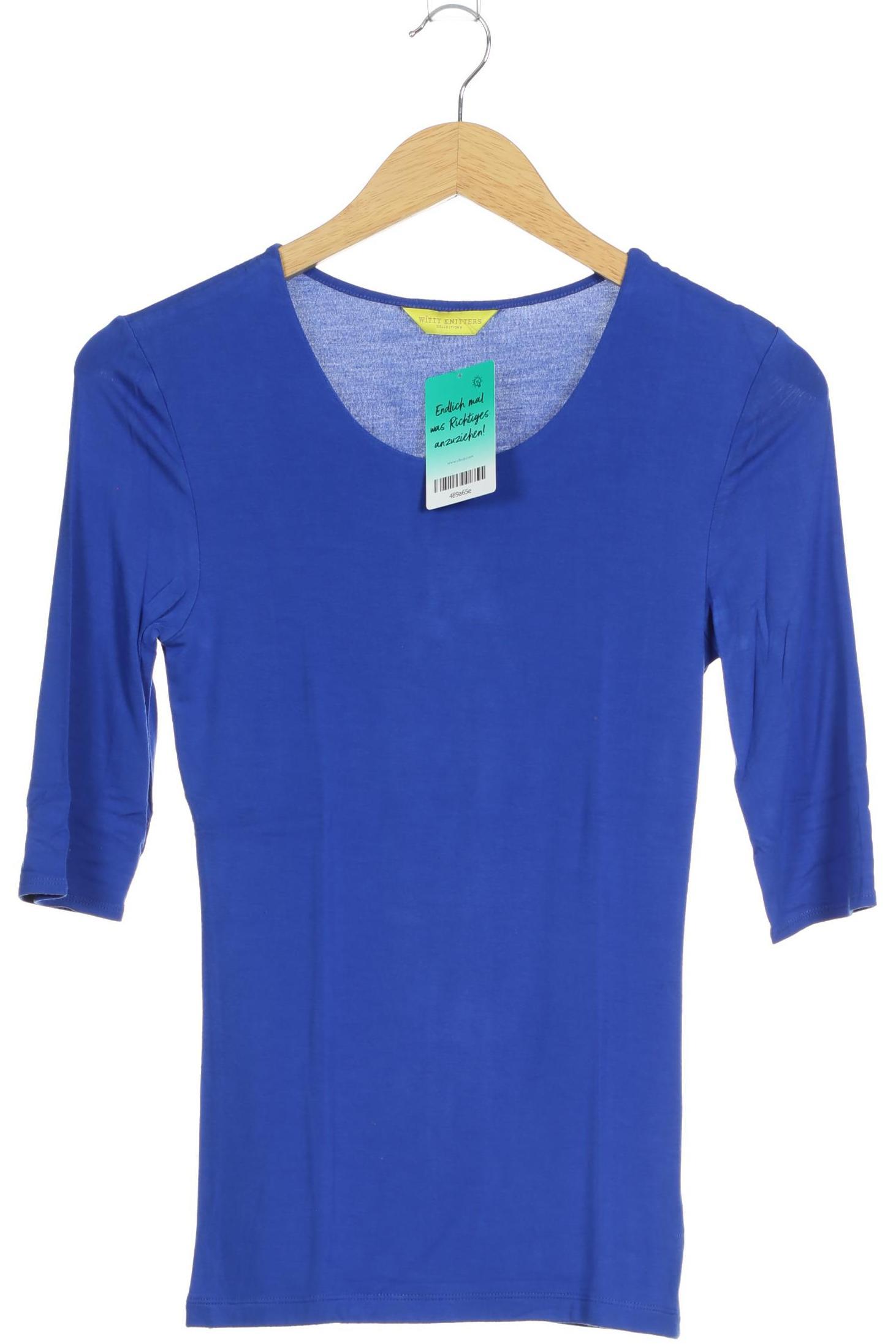 

Witty Knitters Damen Langarmshirt, blau, Gr.