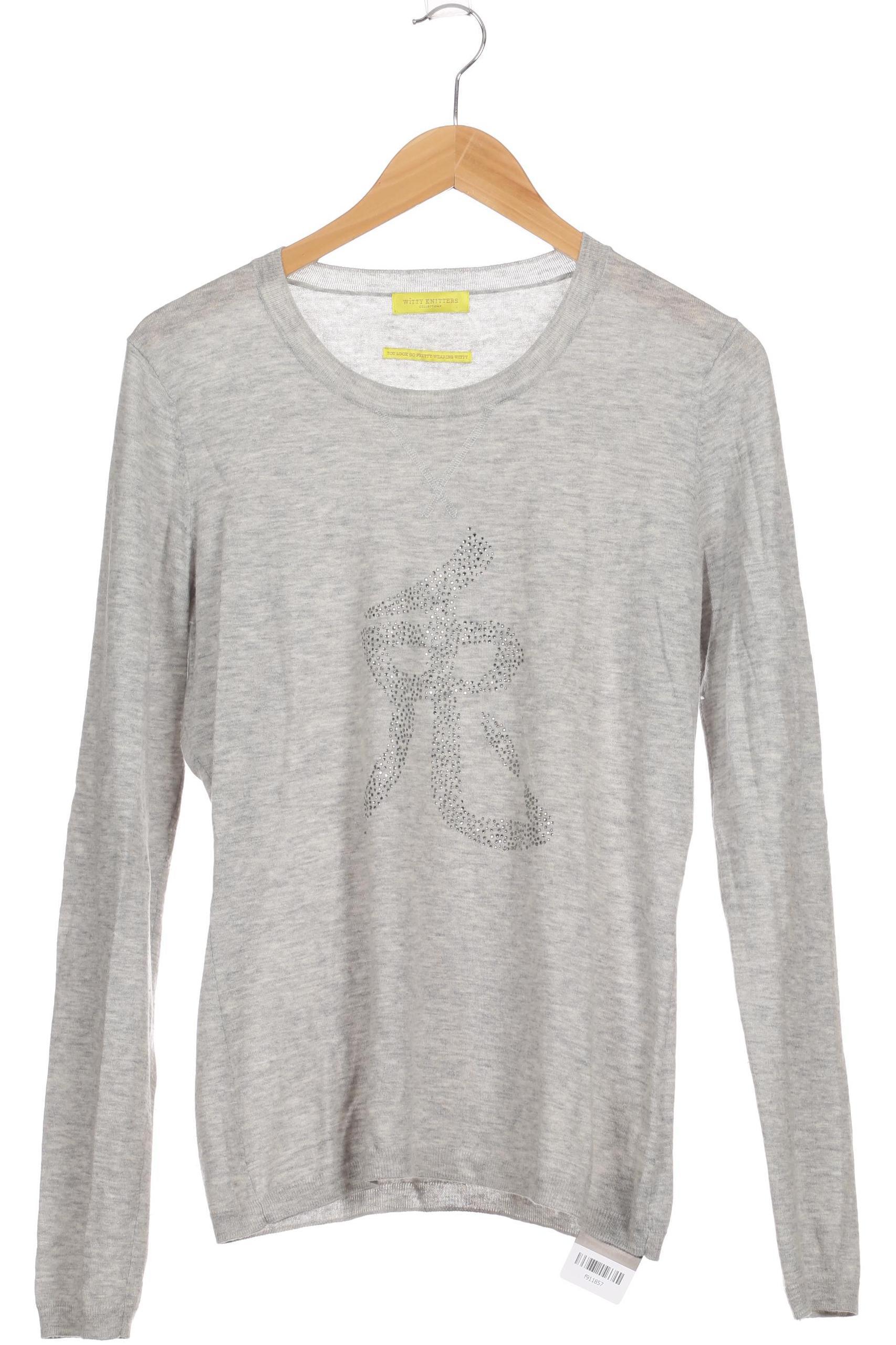 

Witty Knitters Damen Pullover, grau, Gr.