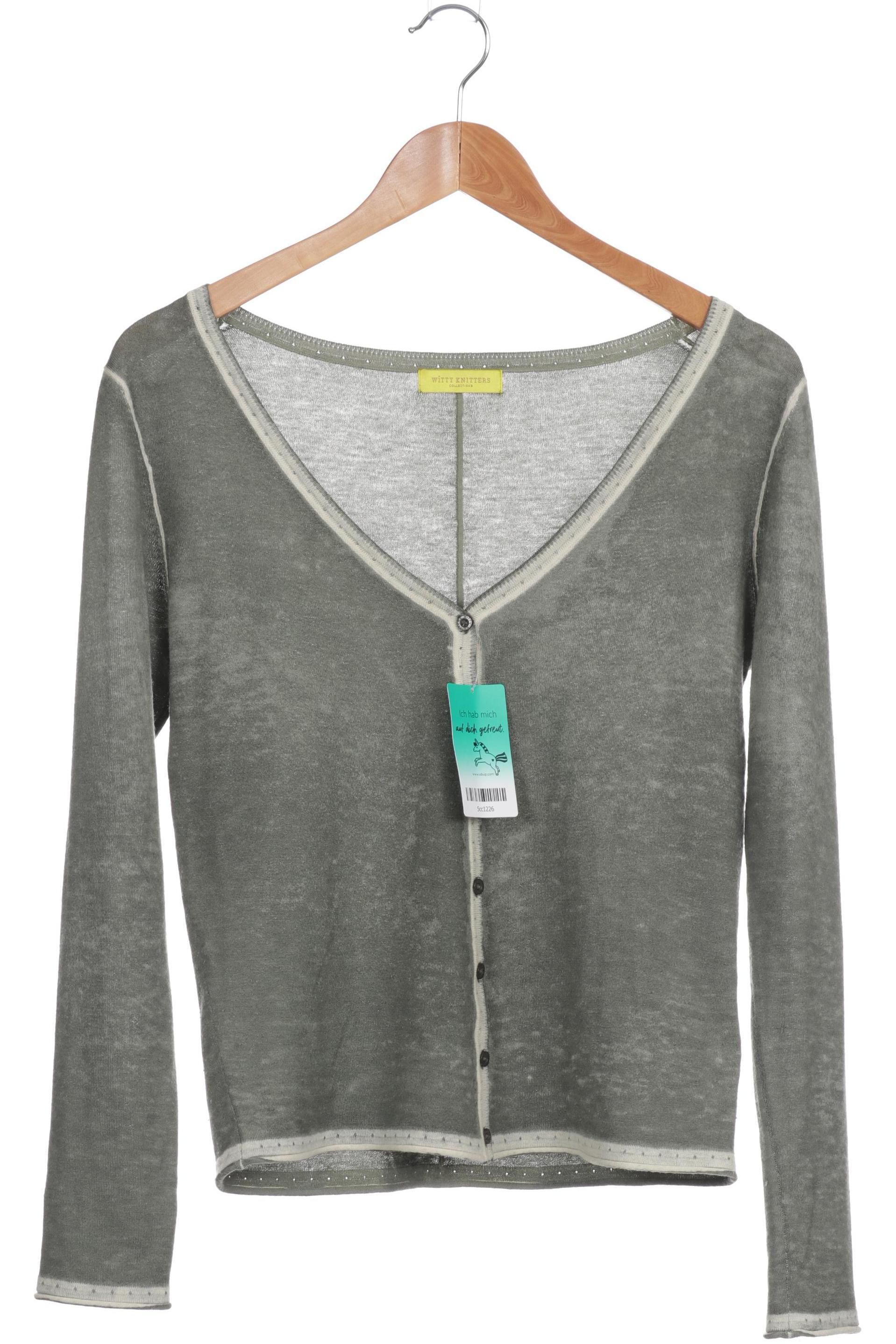 

Witty Knitters Damen Strickjacke, grün, Gr.