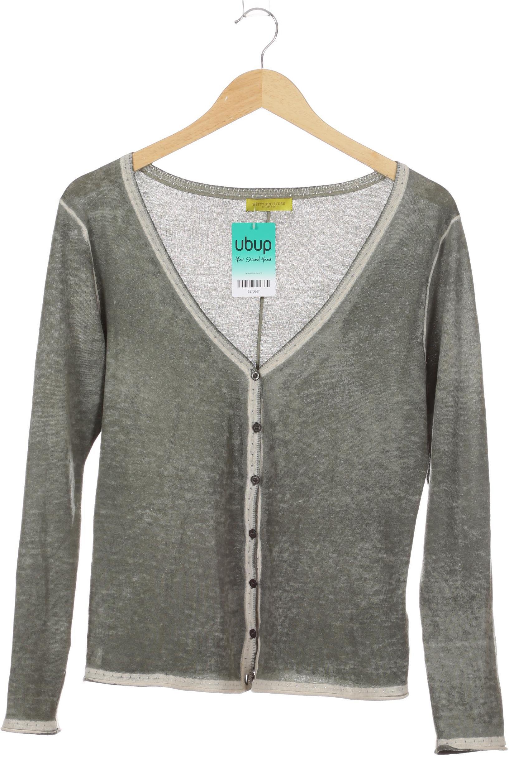 

Witty Knitters Damen Strickjacke, grün, Gr.