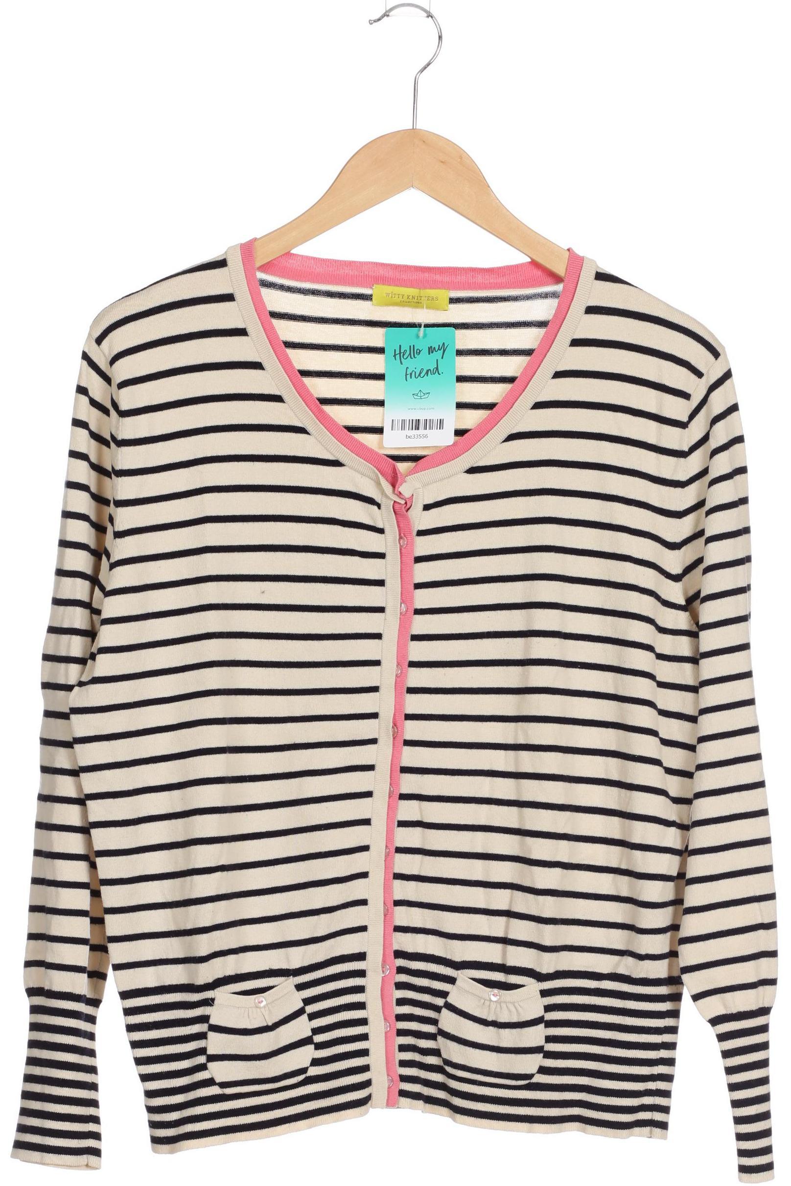 

Witty Knitters Damen Strickjacke, beige, Gr.