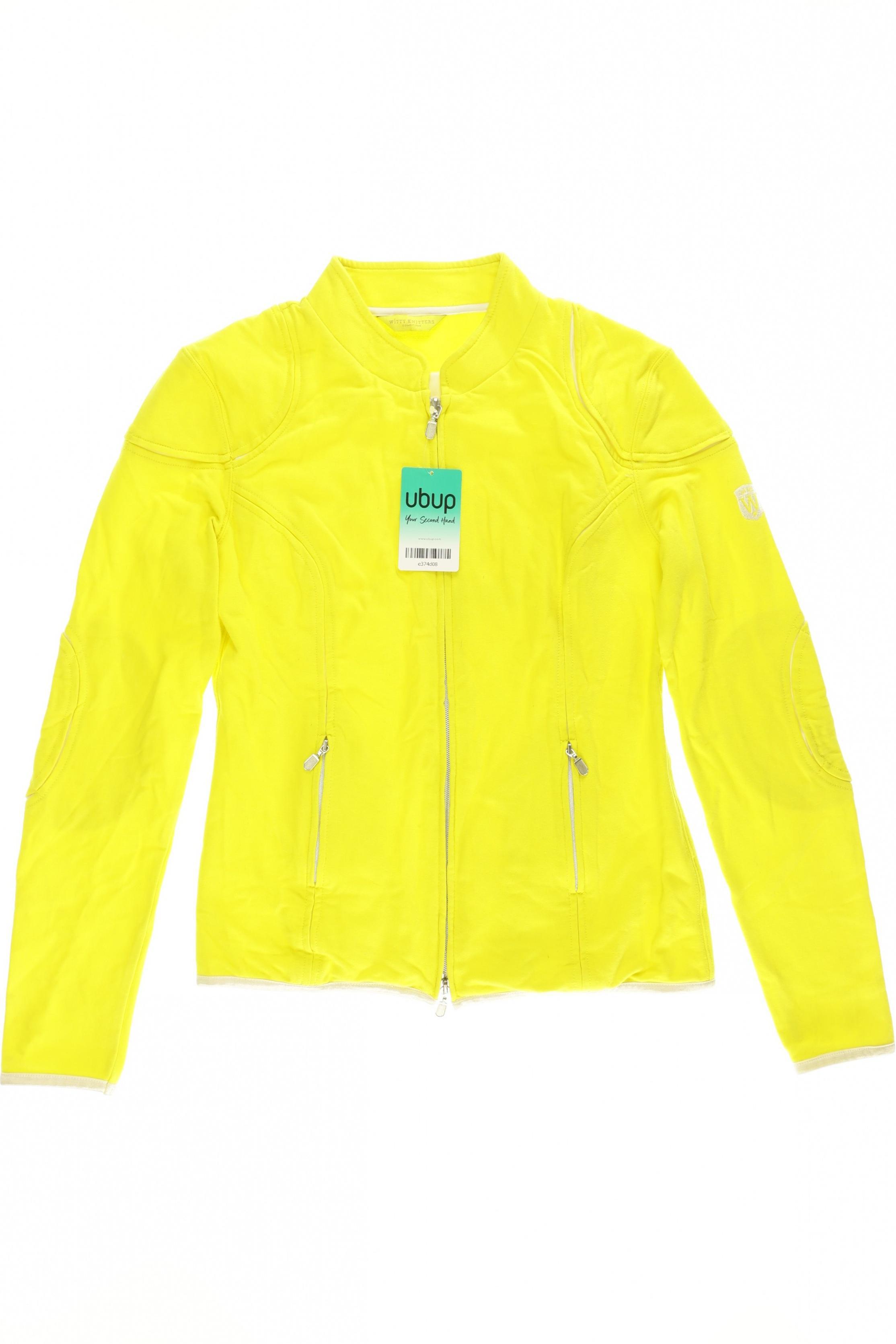 

Witty Knitters Damen Strickjacke, gelb, Gr.