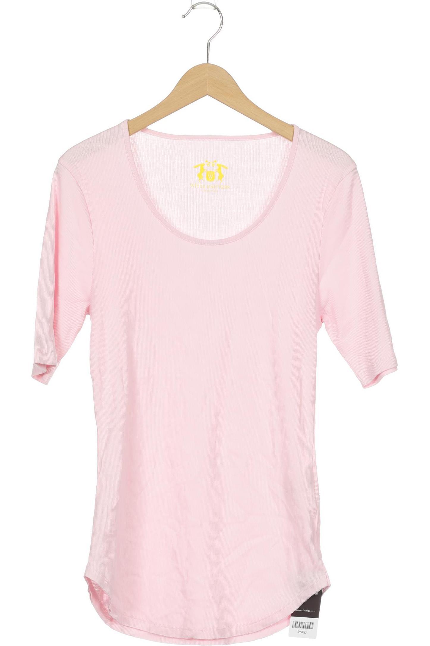 

Witty Knitters Damen T-Shirt, pink, Gr.