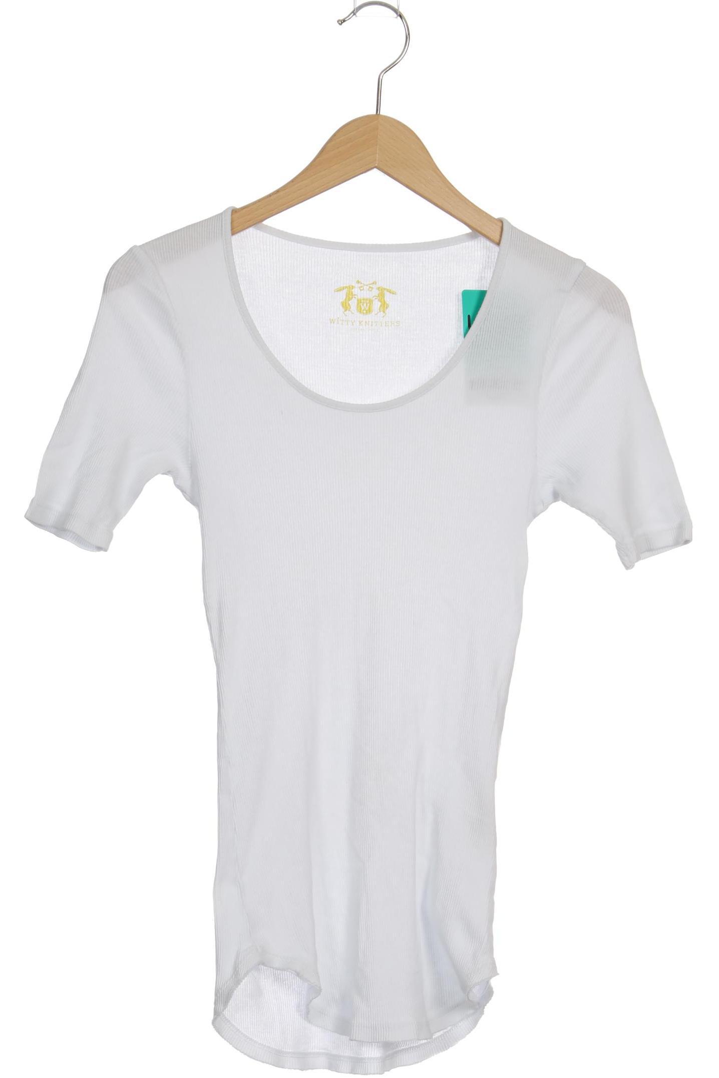 

Witty Knitters Damen T-Shirt, weiß, Gr.