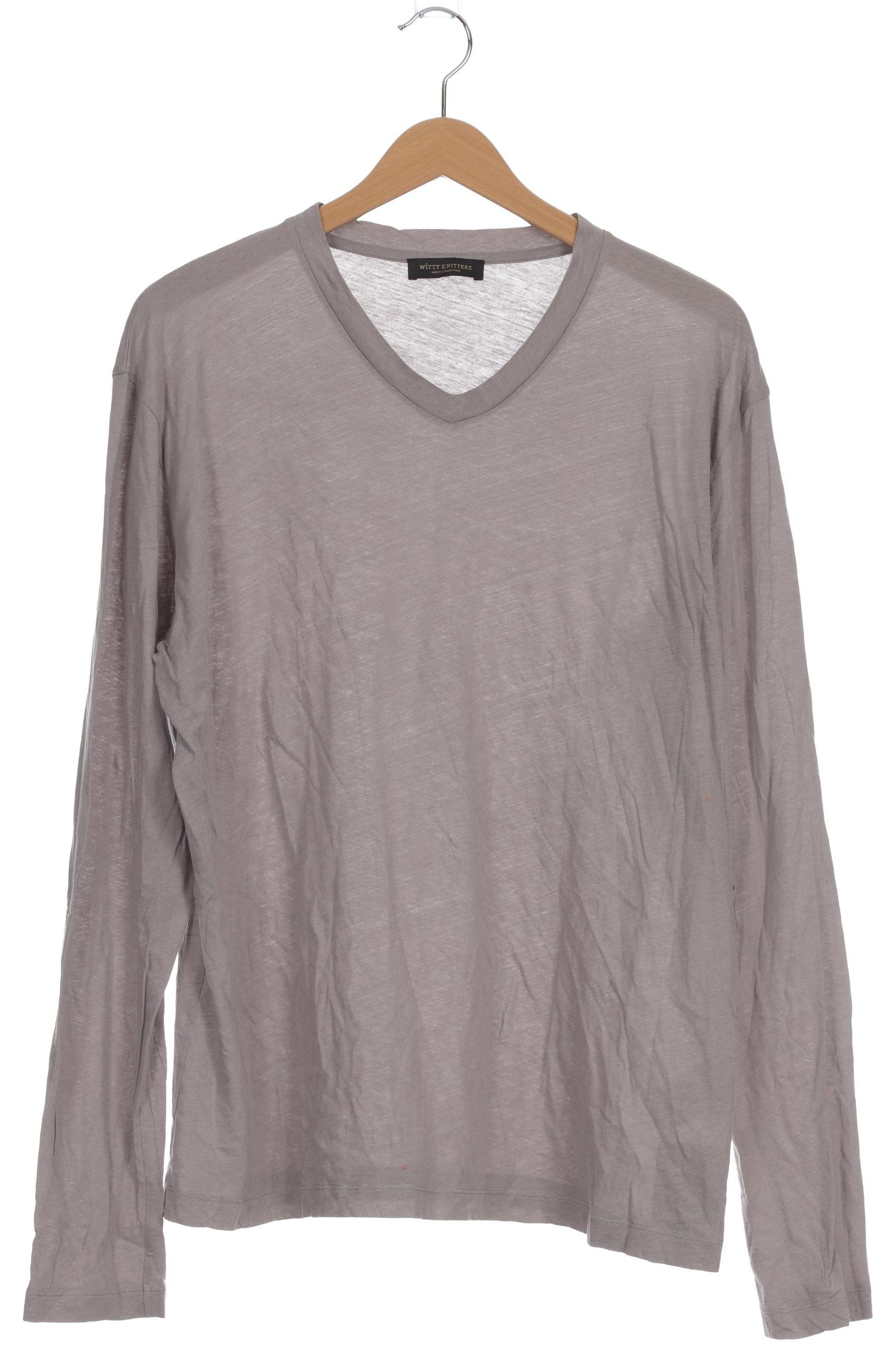 Thumbnail - Witty Knitters Herren Langarmshirt, beige, Gr.