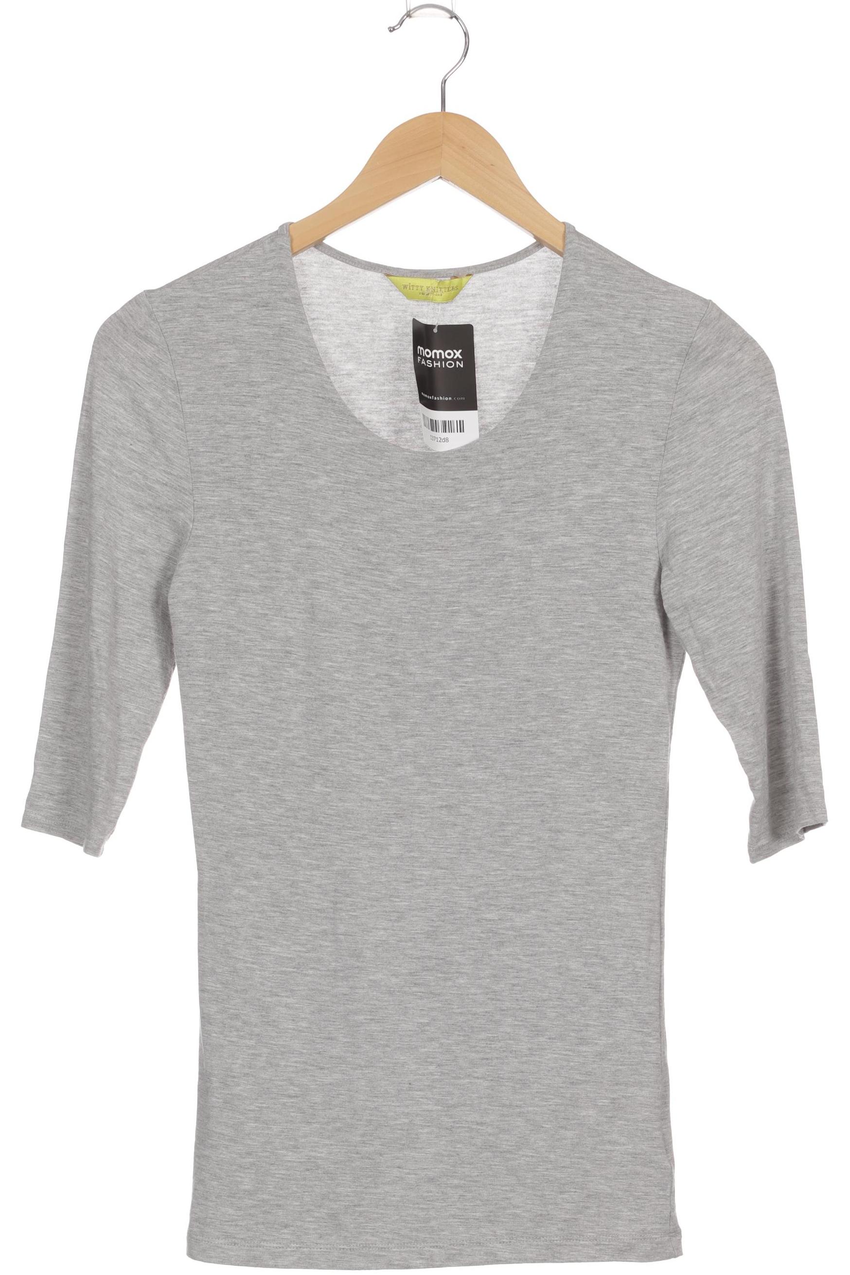 

Witty Knitters Damen T-Shirt, grau, Gr.