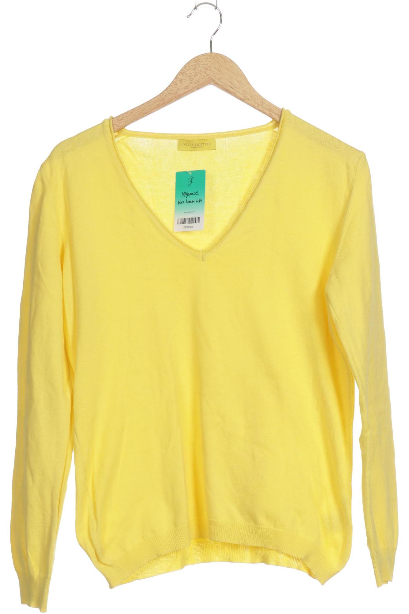 

Witty Knitters Damen Pullover, gelb, Gr. 42