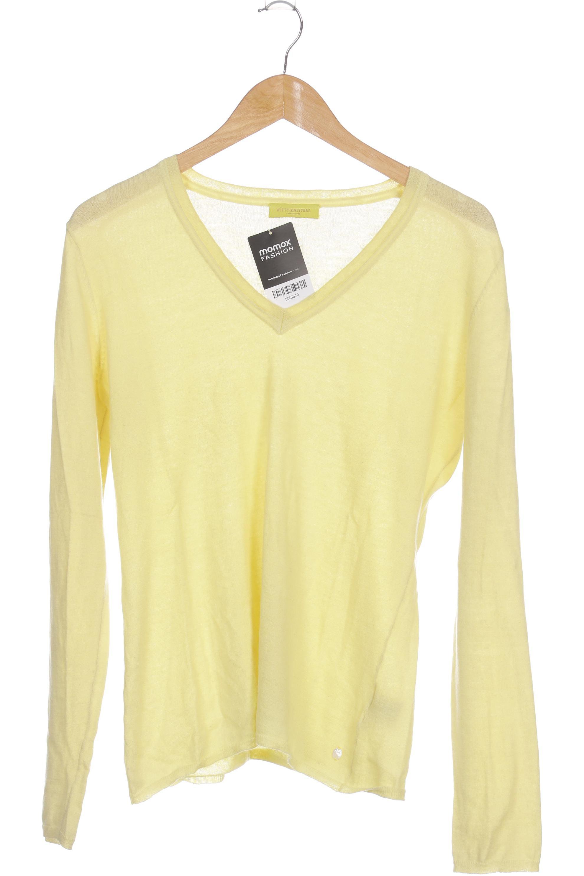

Witty Knitters Damen Pullover, gelb, Gr. 42