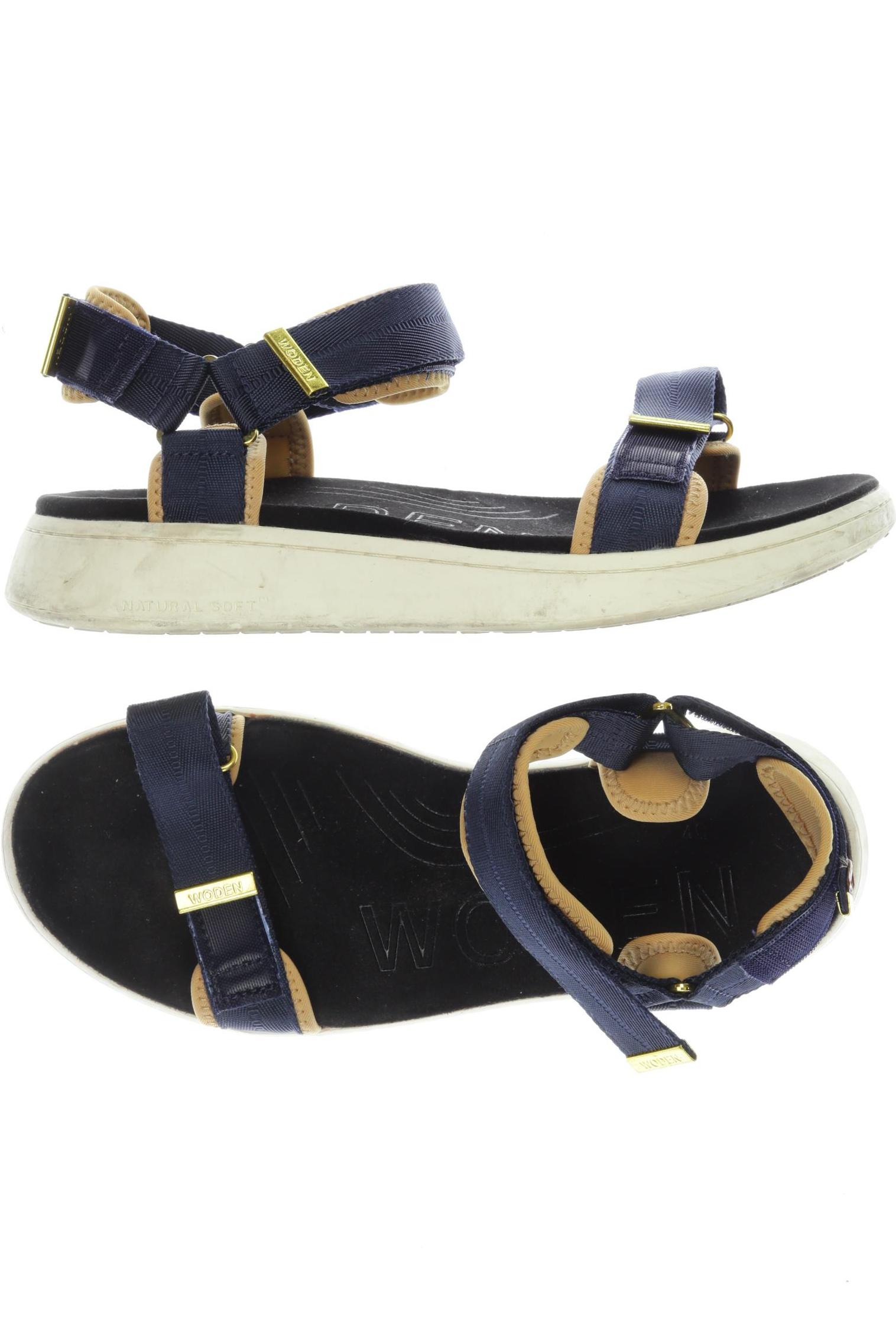 

Woden Damen Sandale, marineblau, Gr. 40