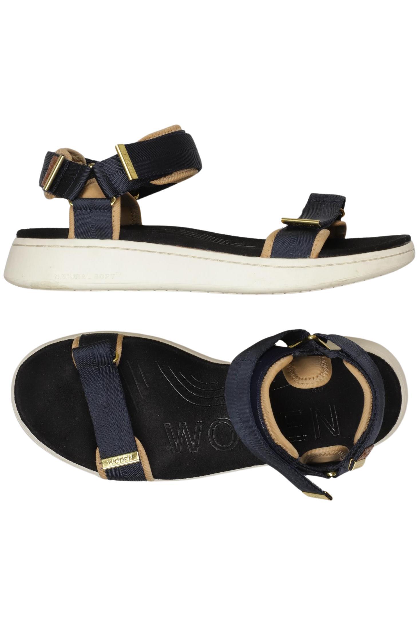 

Woden Damen Sandale, marineblau, Gr. 40