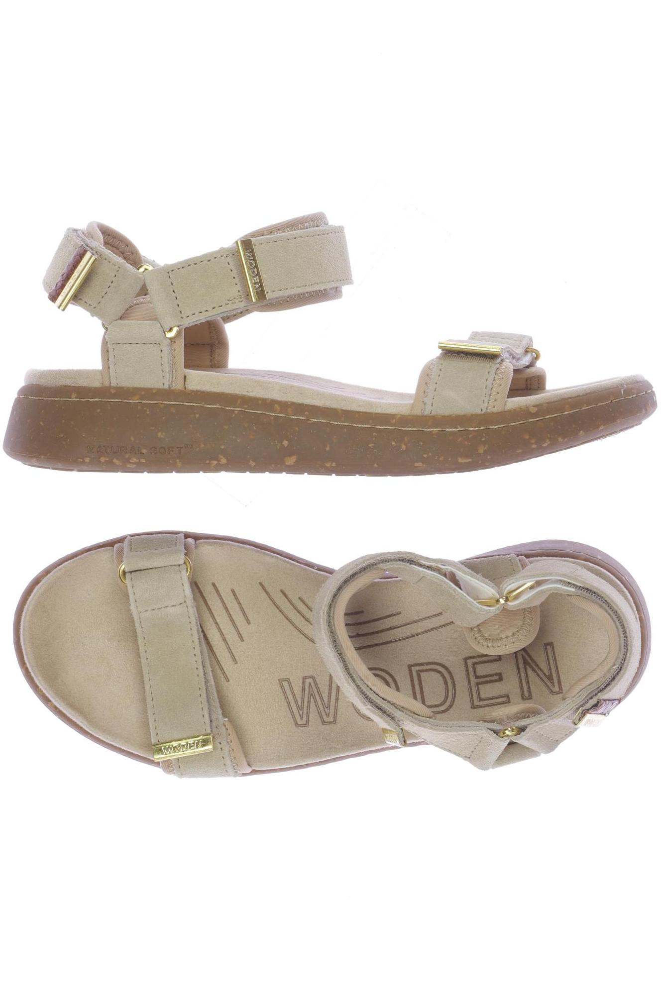 

Woden Damen Sandale, beige, Gr. 39