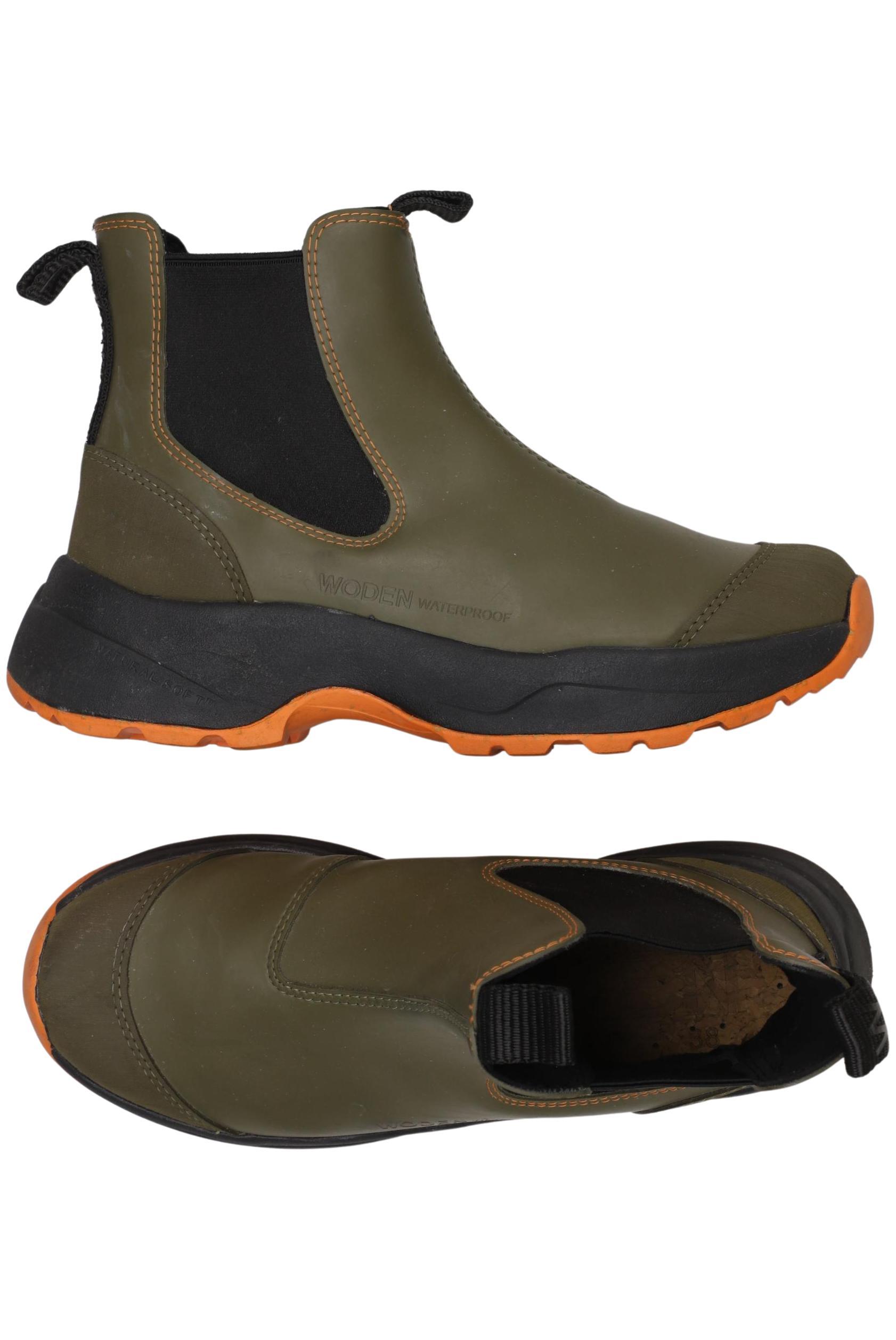 

Woden Damen Stiefelette, grün, Gr. 38