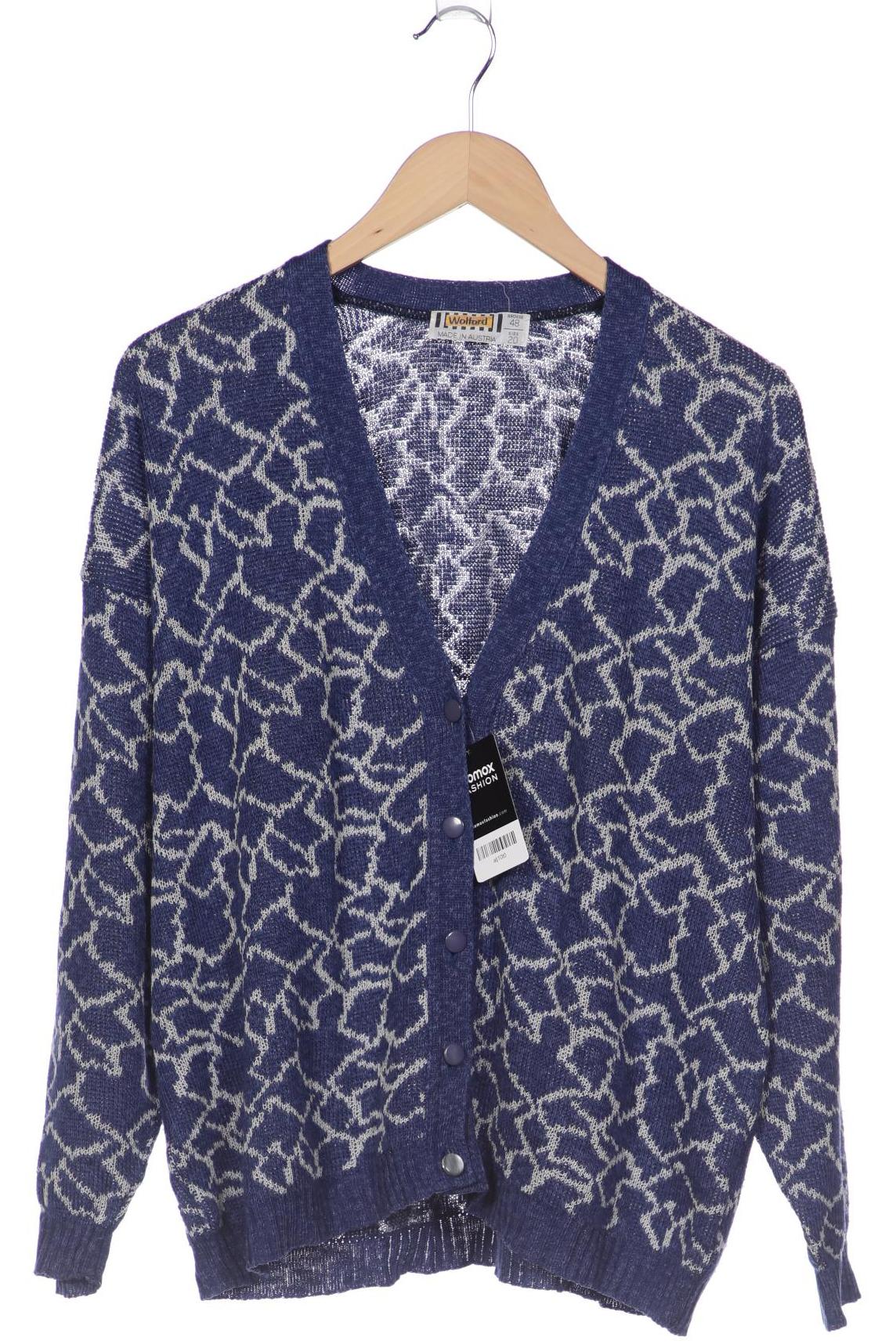 

Wolford Damen Strickjacke, blau, Gr. 48