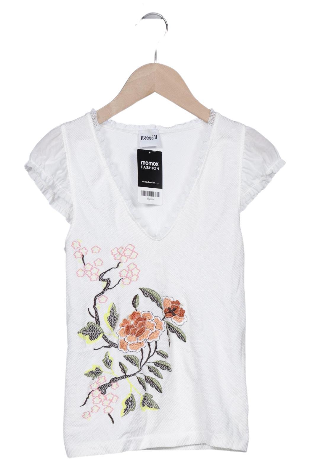 

Wolford Damen T-Shirt, cremeweiß, Gr. 36