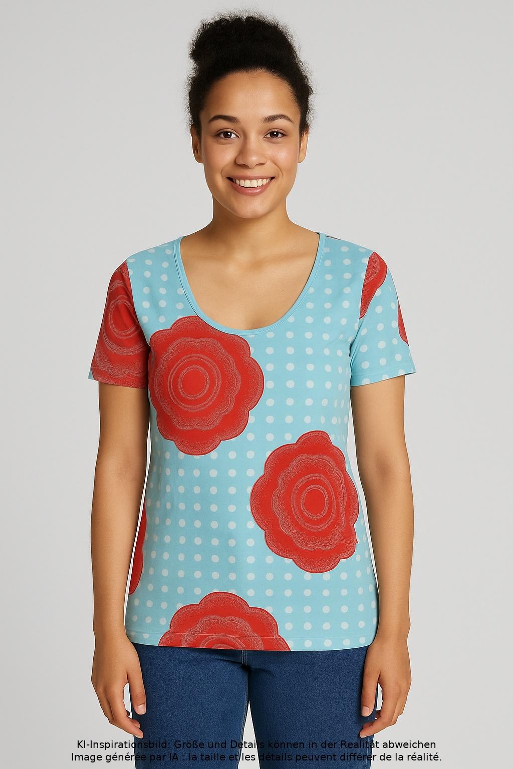 

Wolford Damen T-Shirt, mehrfarbig, Gr. 42