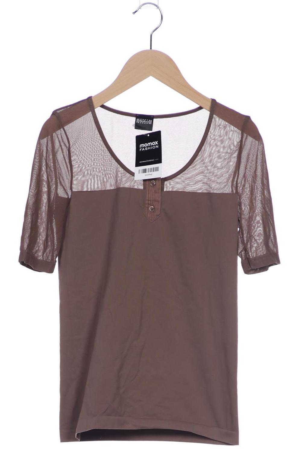 

Wolford Damen T-Shirt, braun, Gr. 36