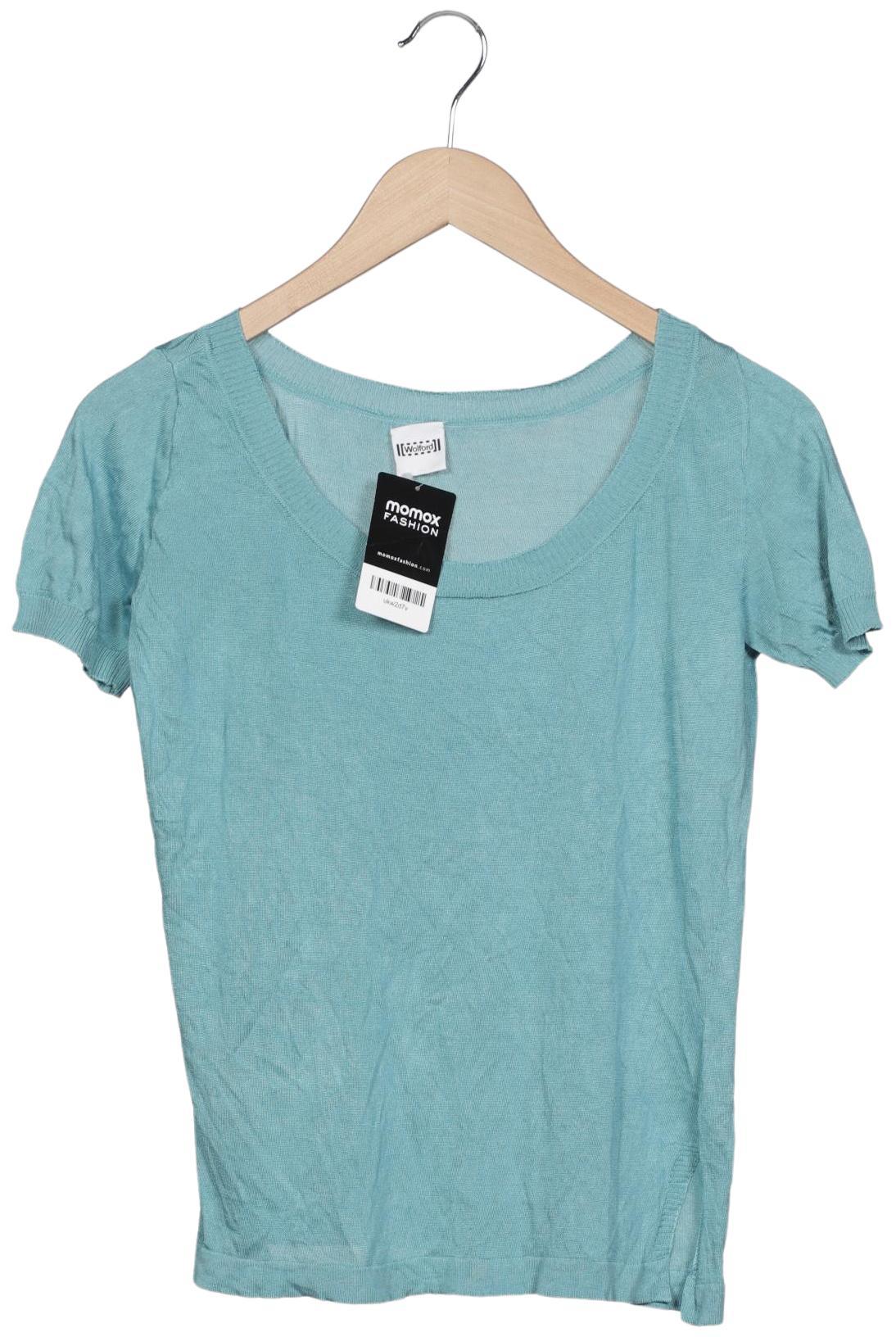 

Wolford Damen T-Shirt, türkis, Gr. 38