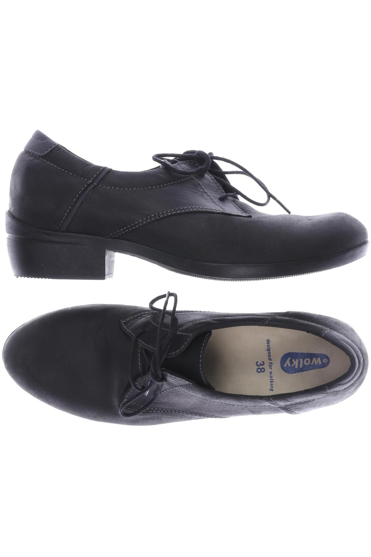 

wolky Damen Halbschuh, schwarz, Gr. 38