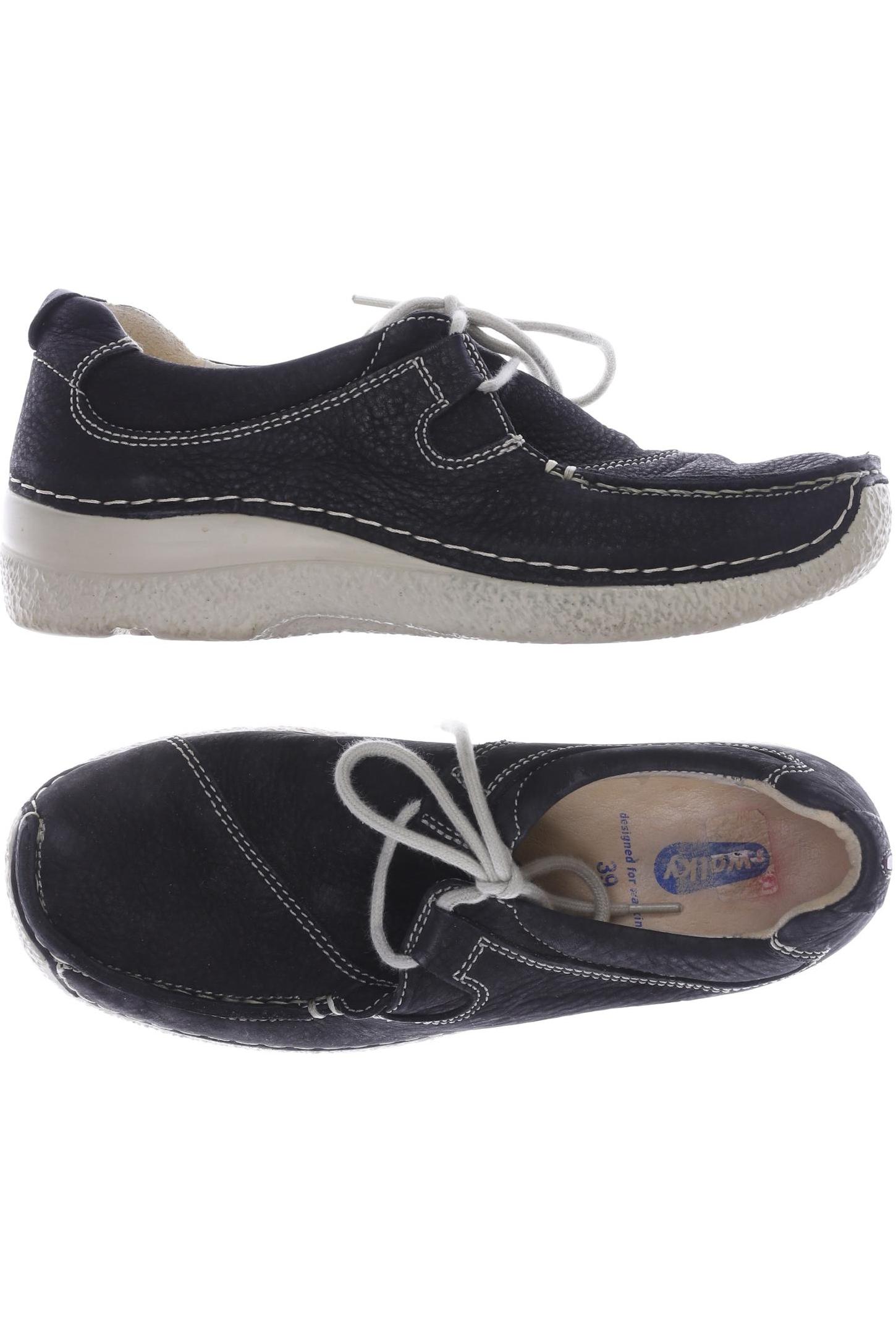 

wolky Damen Halbschuh, schwarz, Gr. 39