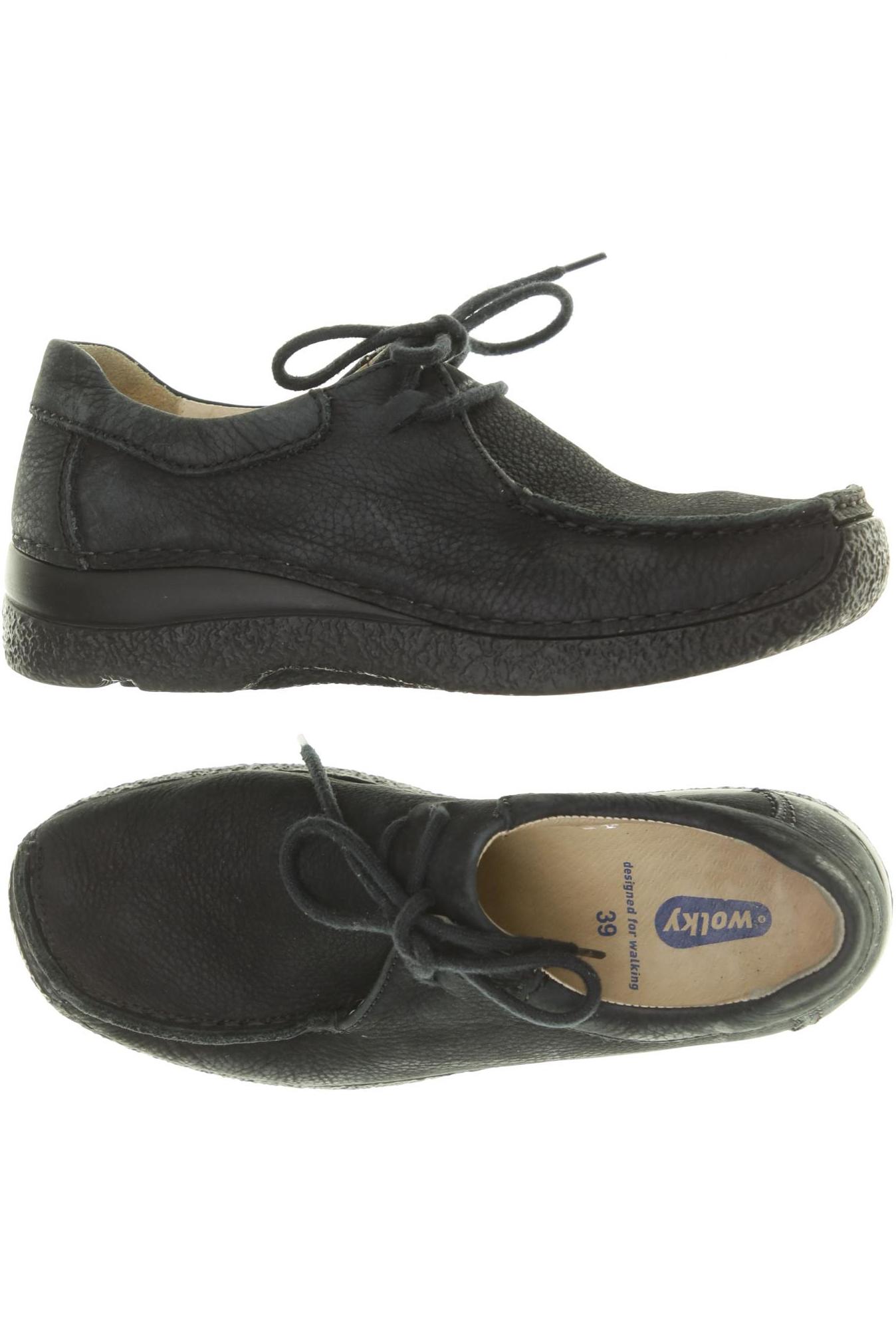 

wolky Damen Halbschuh, schwarz, Gr. 39