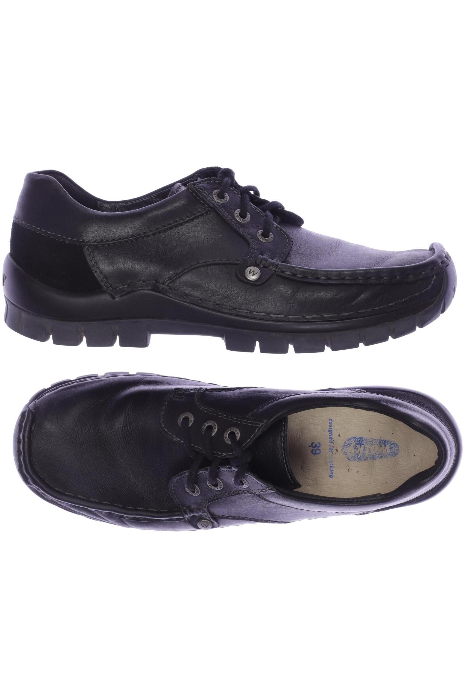 

wolky Damen Halbschuh, schwarz, Gr. 39