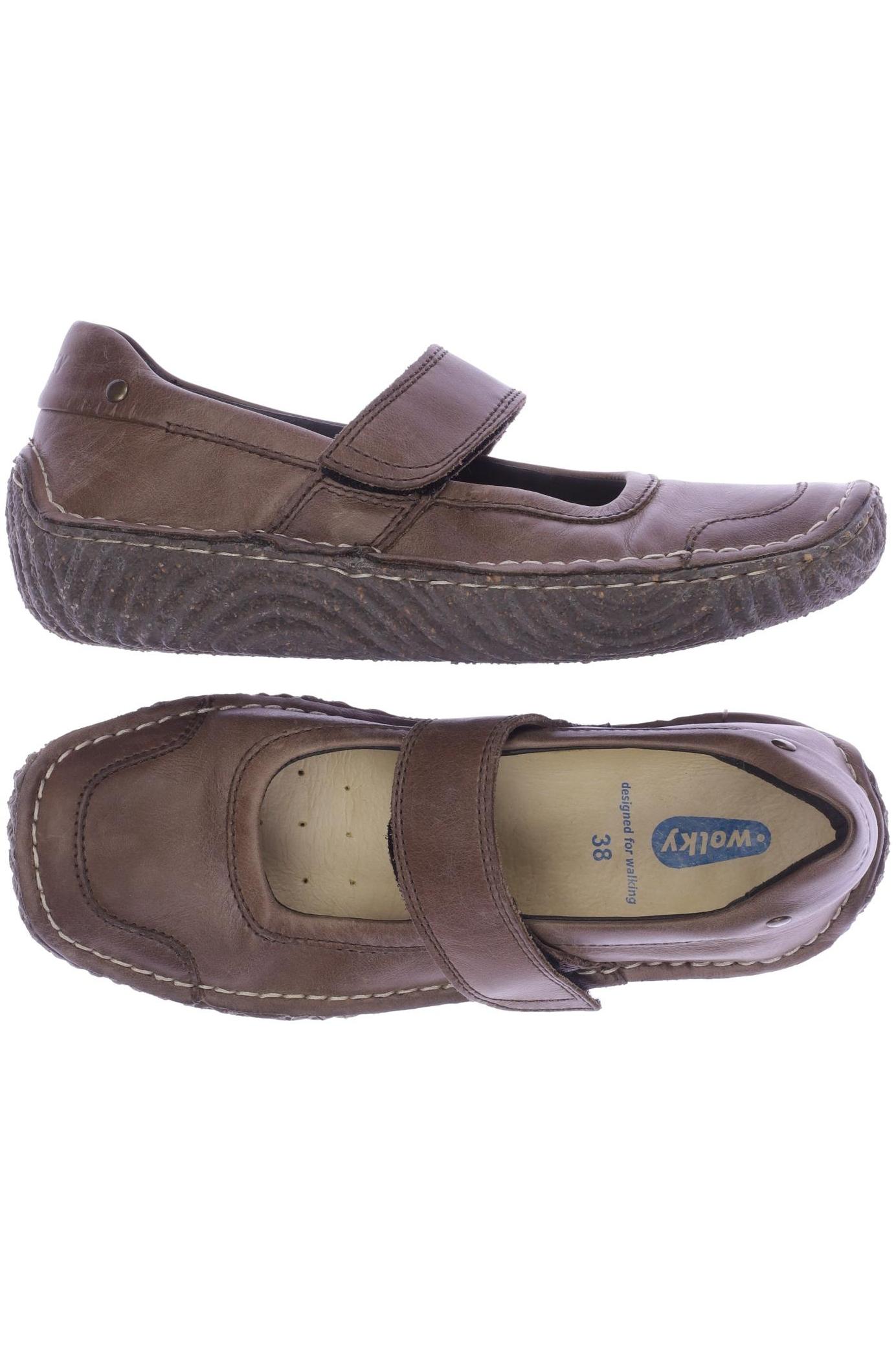 

wolky Damen Halbschuh, braun, Gr. 38