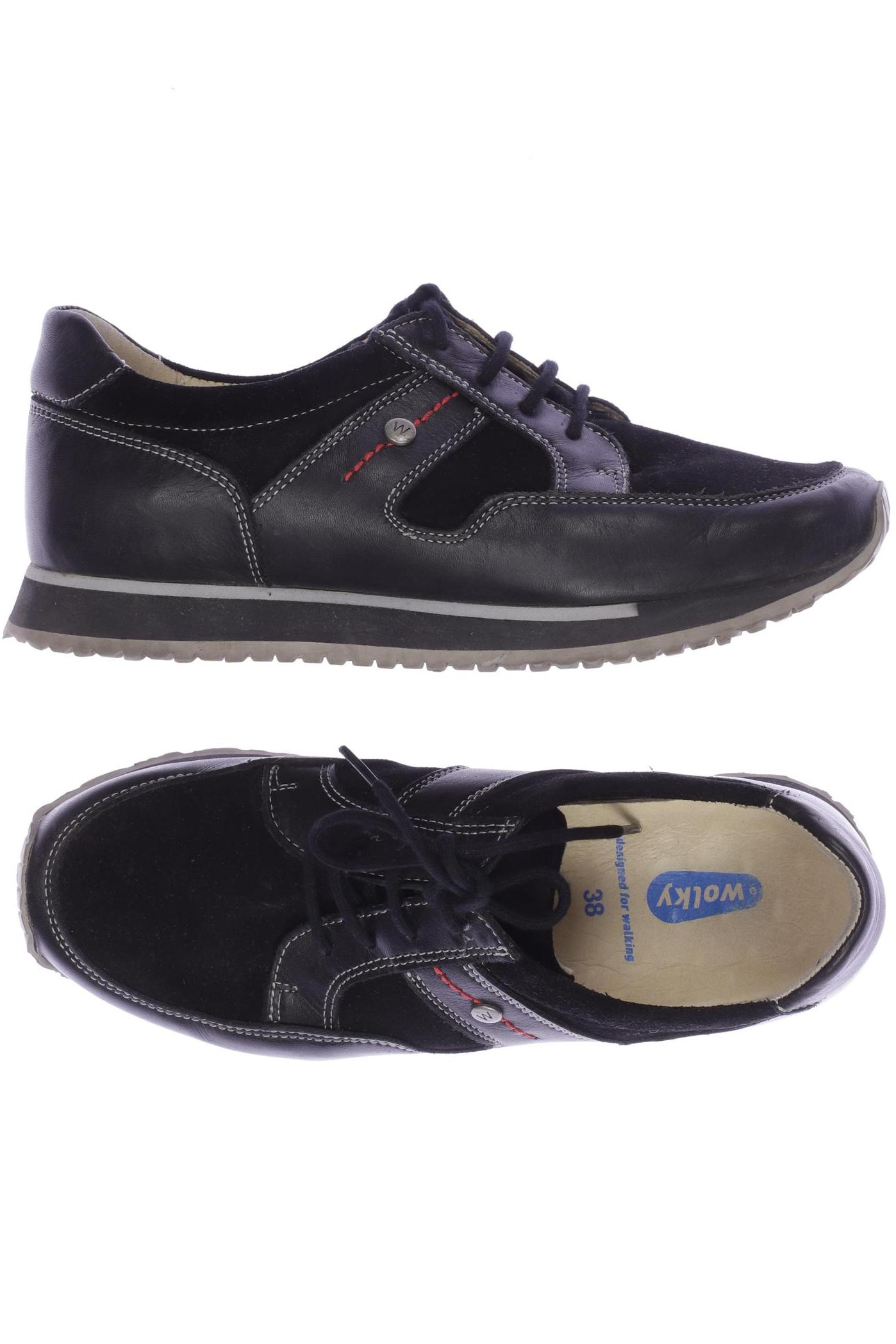 

wolky Damen Halbschuh, schwarz, Gr. 38