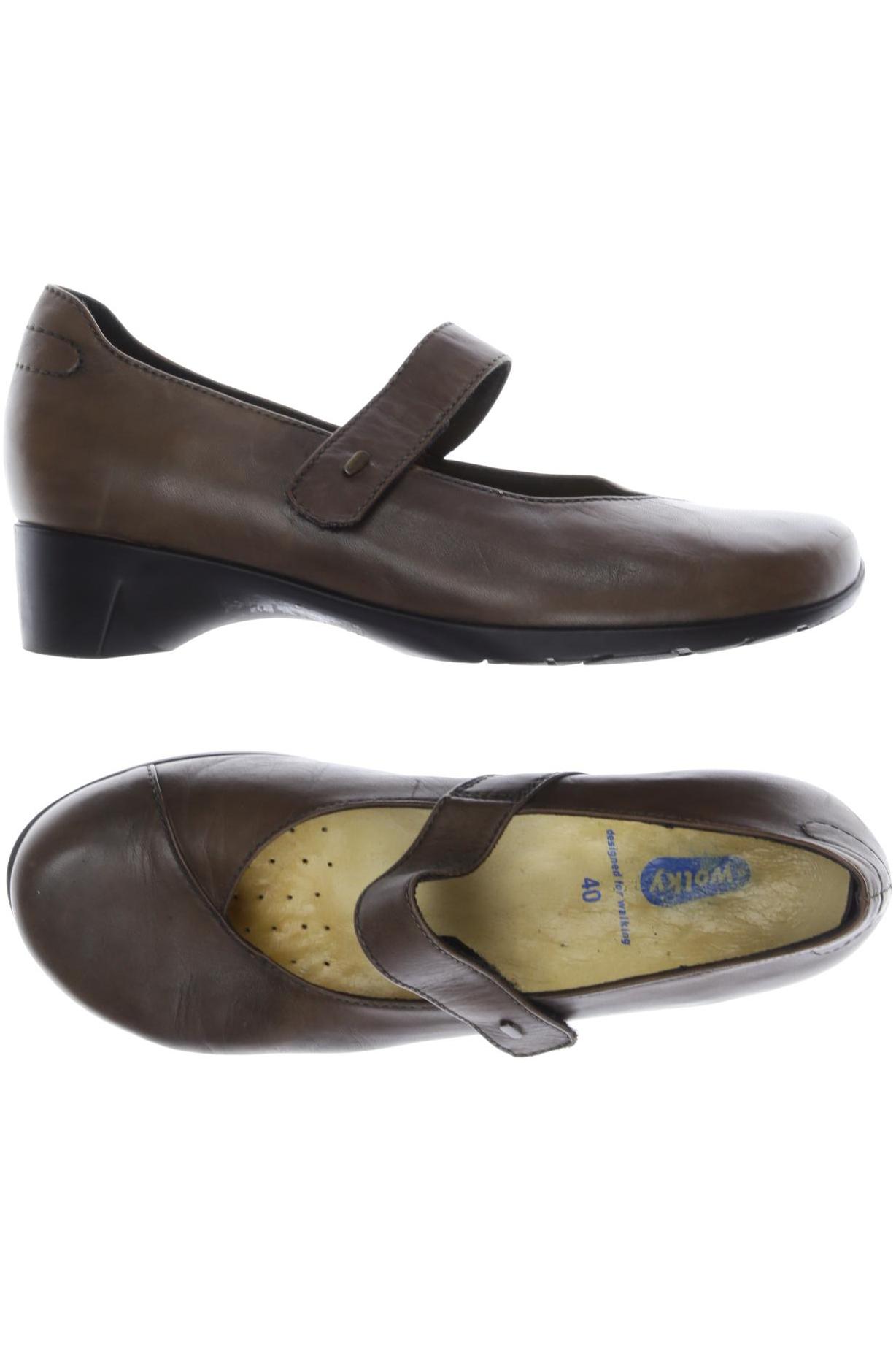 

wolky Damen Halbschuh, braun, Gr. 40