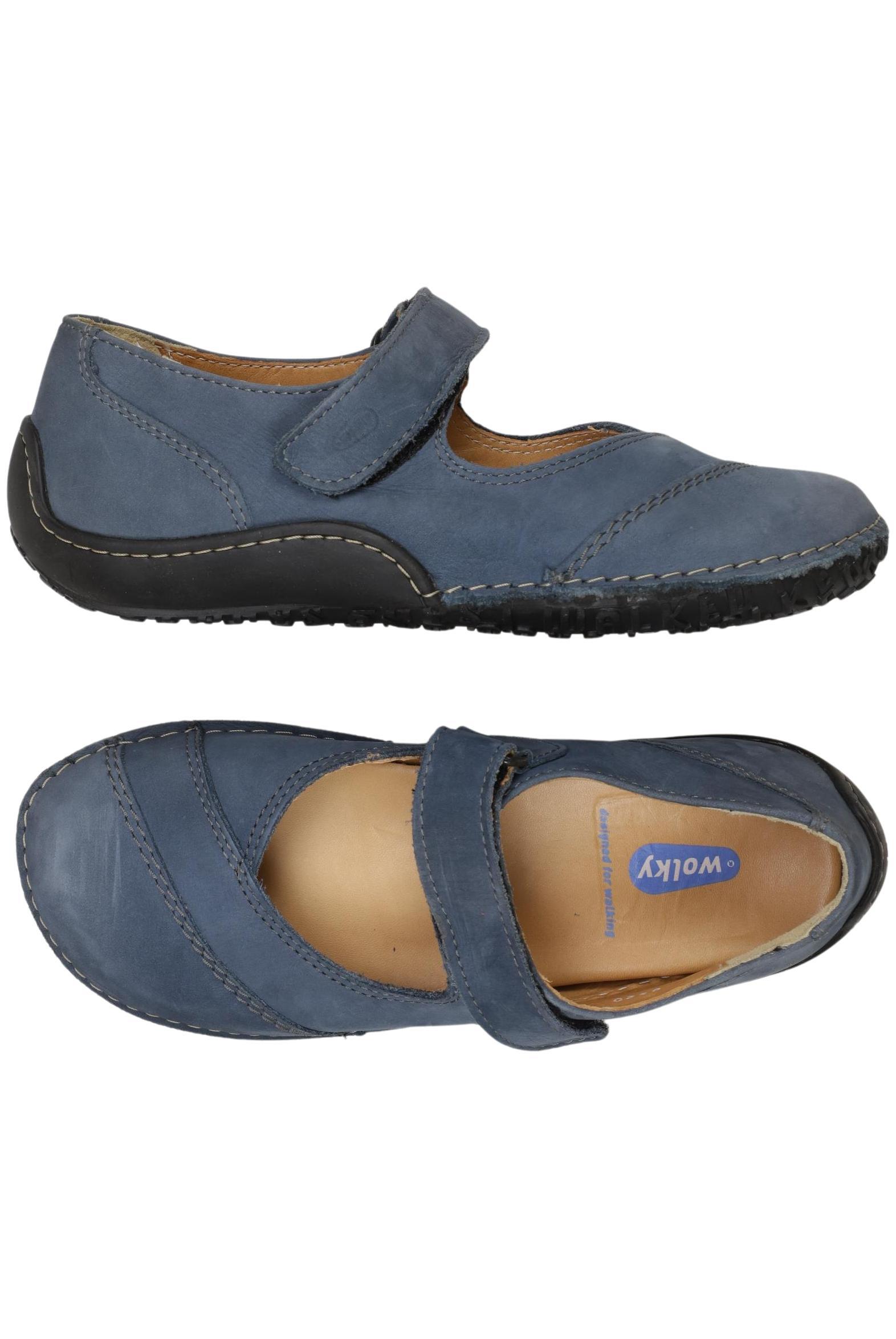 

wolky Damen Halbschuh, blau, Gr. 38