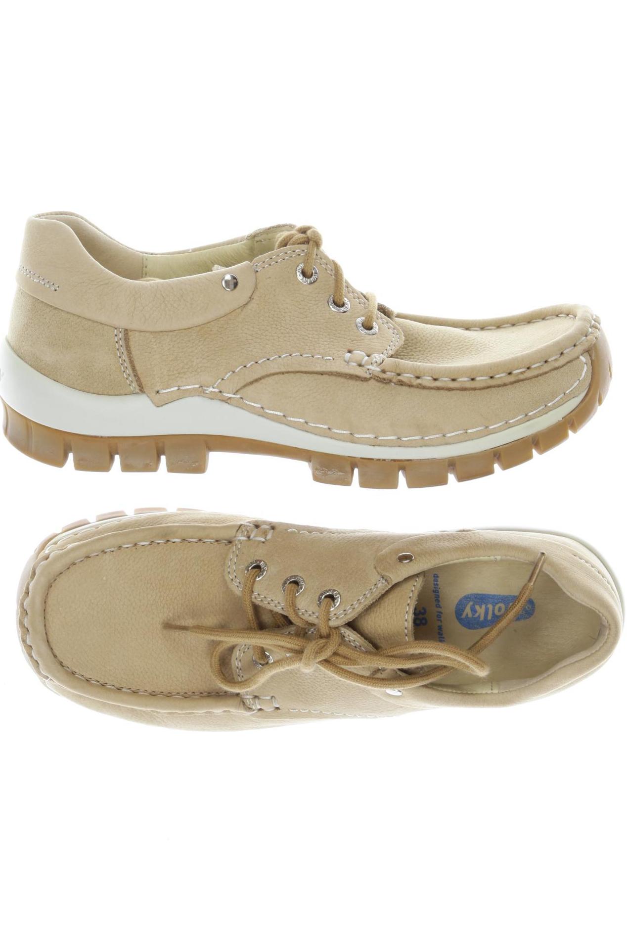 

wolky Damen Halbschuh, beige, Gr. 38
