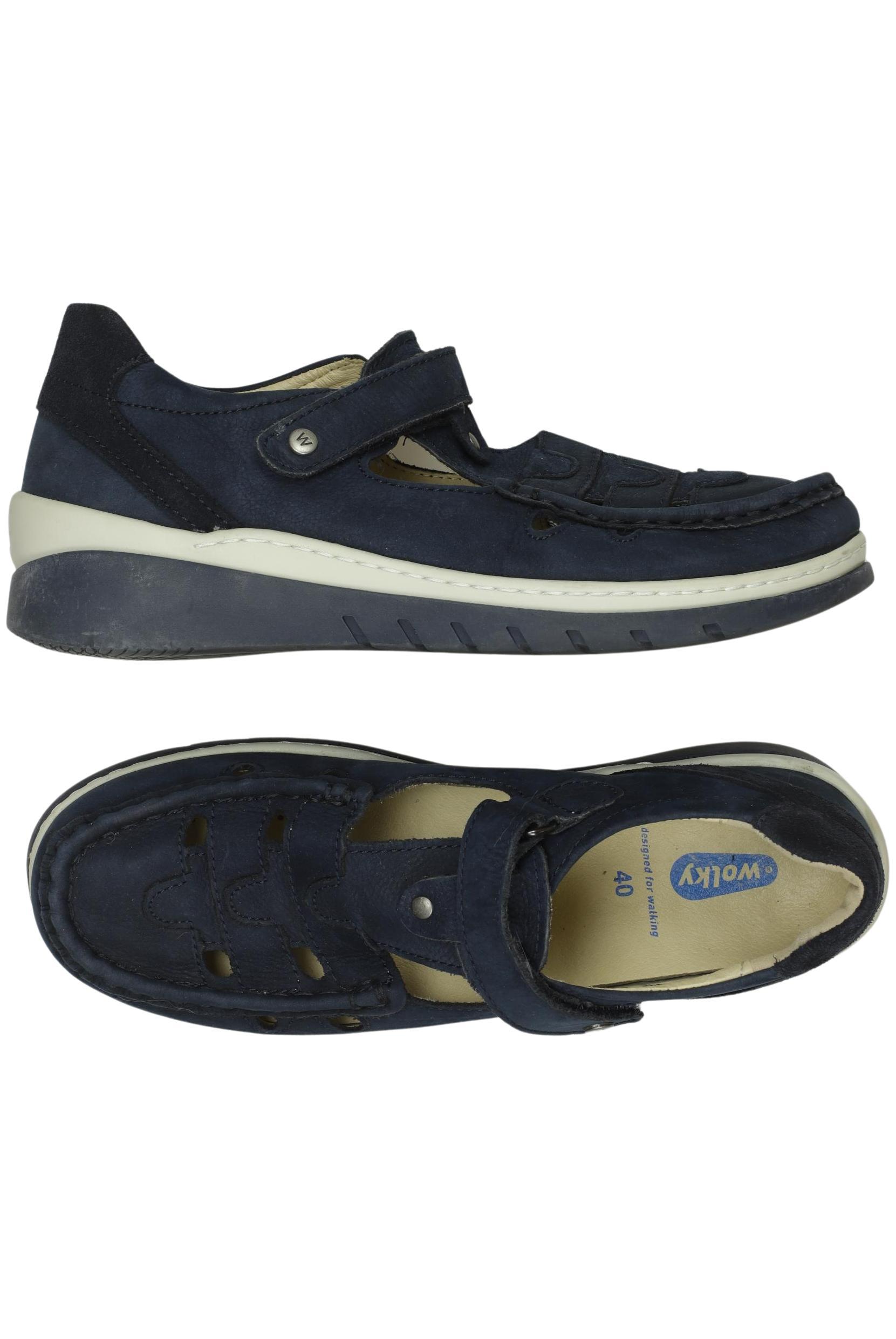 

wolky Damen Halbschuh, marineblau, Gr. 40
