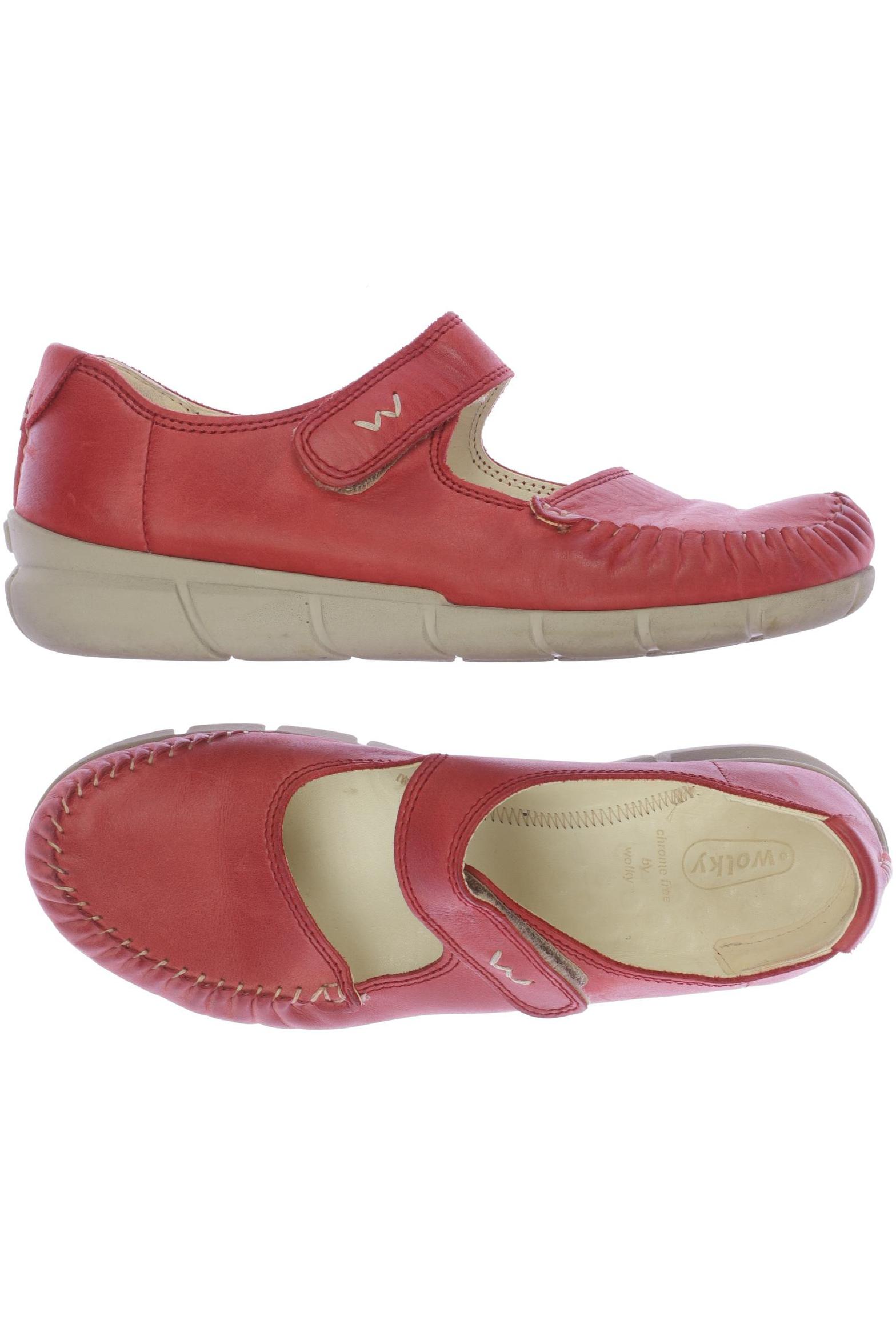 

wolky Damen Halbschuh, rot, Gr. 40