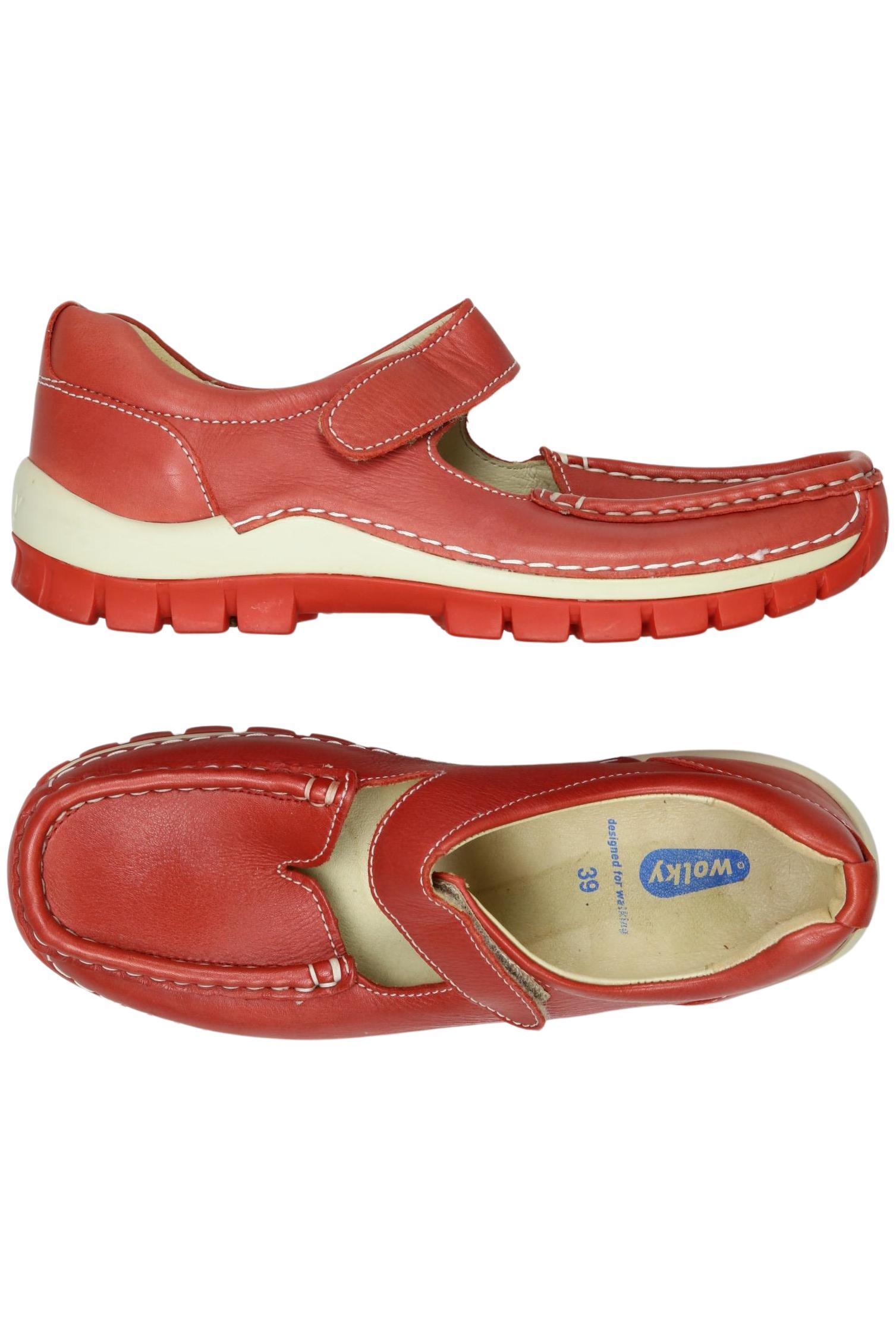 

wolky Damen Halbschuh, rot, Gr. 39