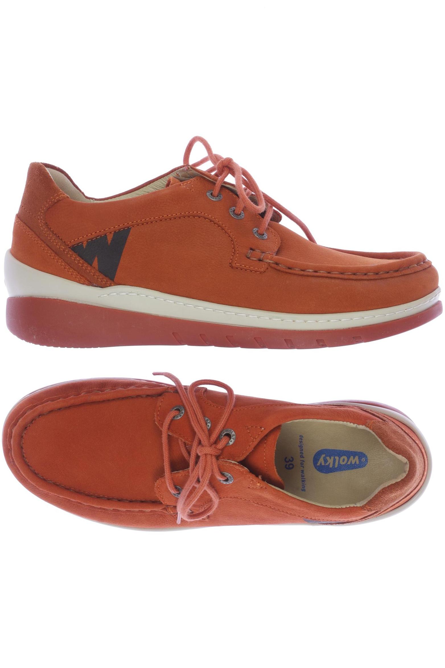 

wolky Damen Halbschuh, orange, Gr. 39
