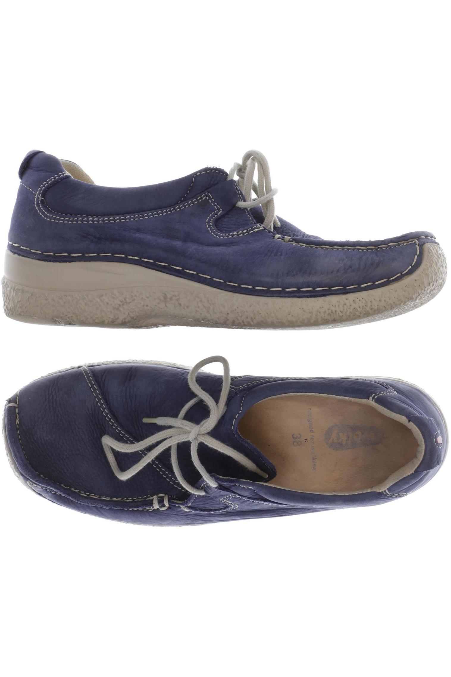 

wolky Damen Halbschuh, blau, Gr. 38