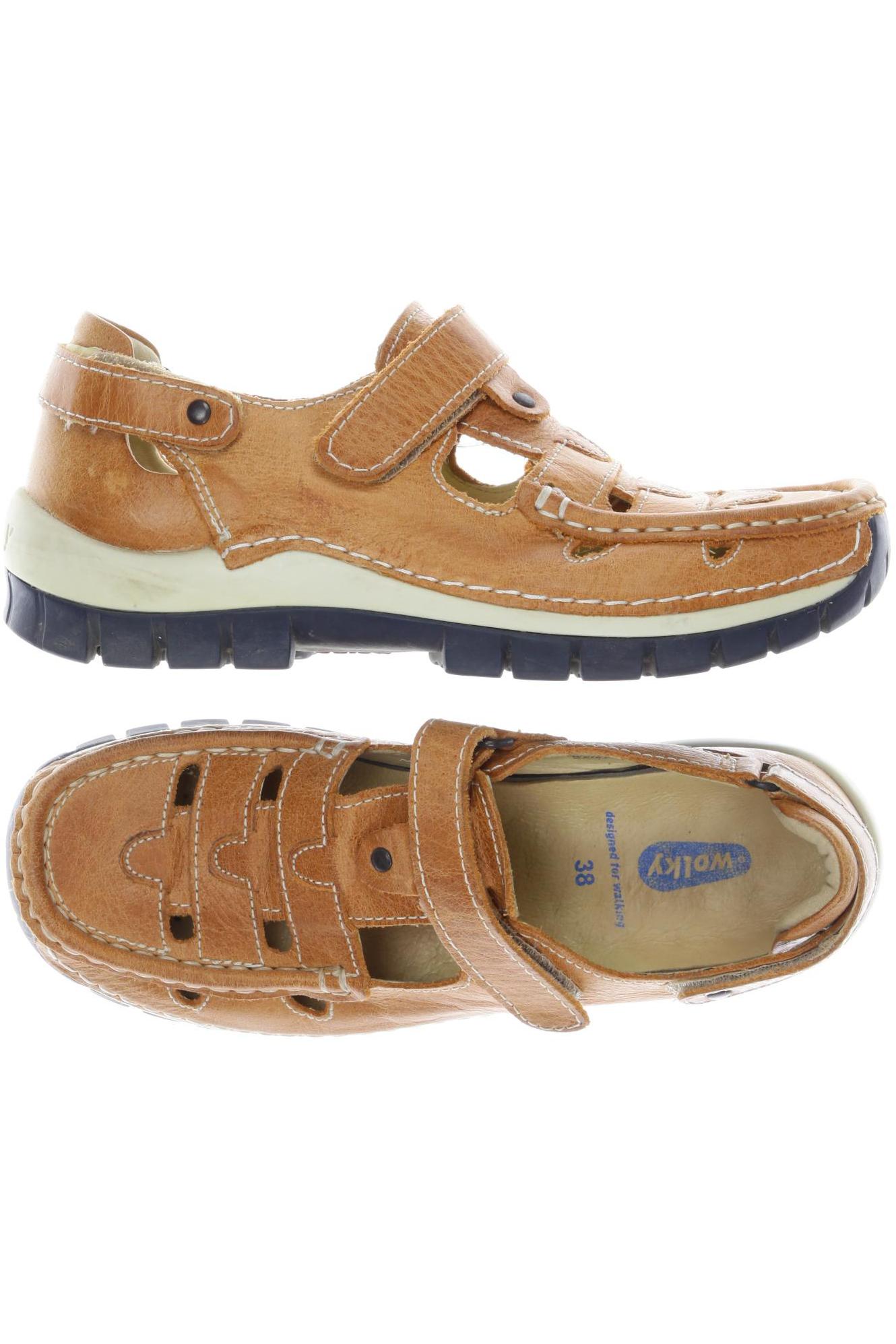 

wolky Damen Halbschuh, orange, Gr. 38
