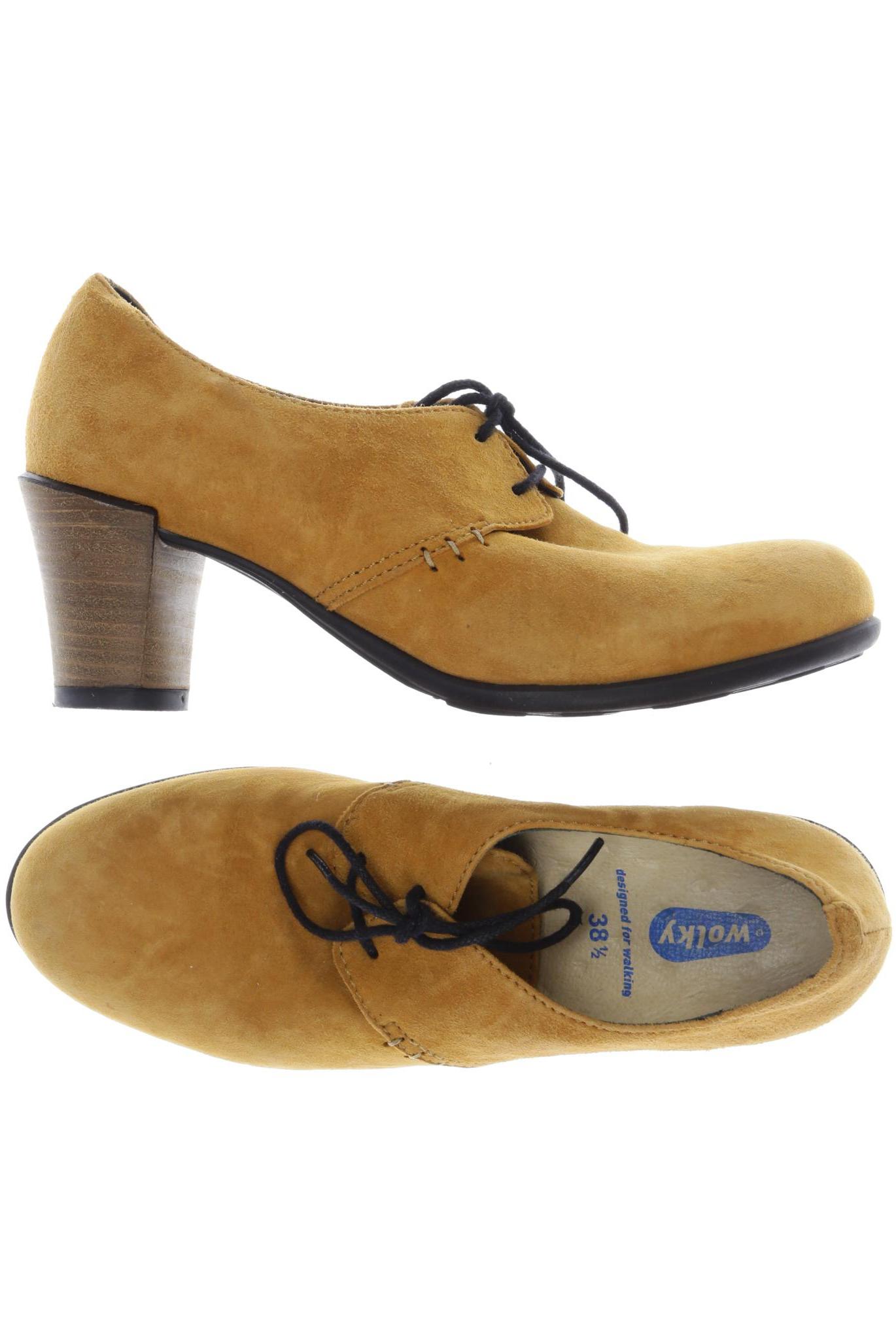 

wolky Damen Halbschuh, orange, Gr. 38.5